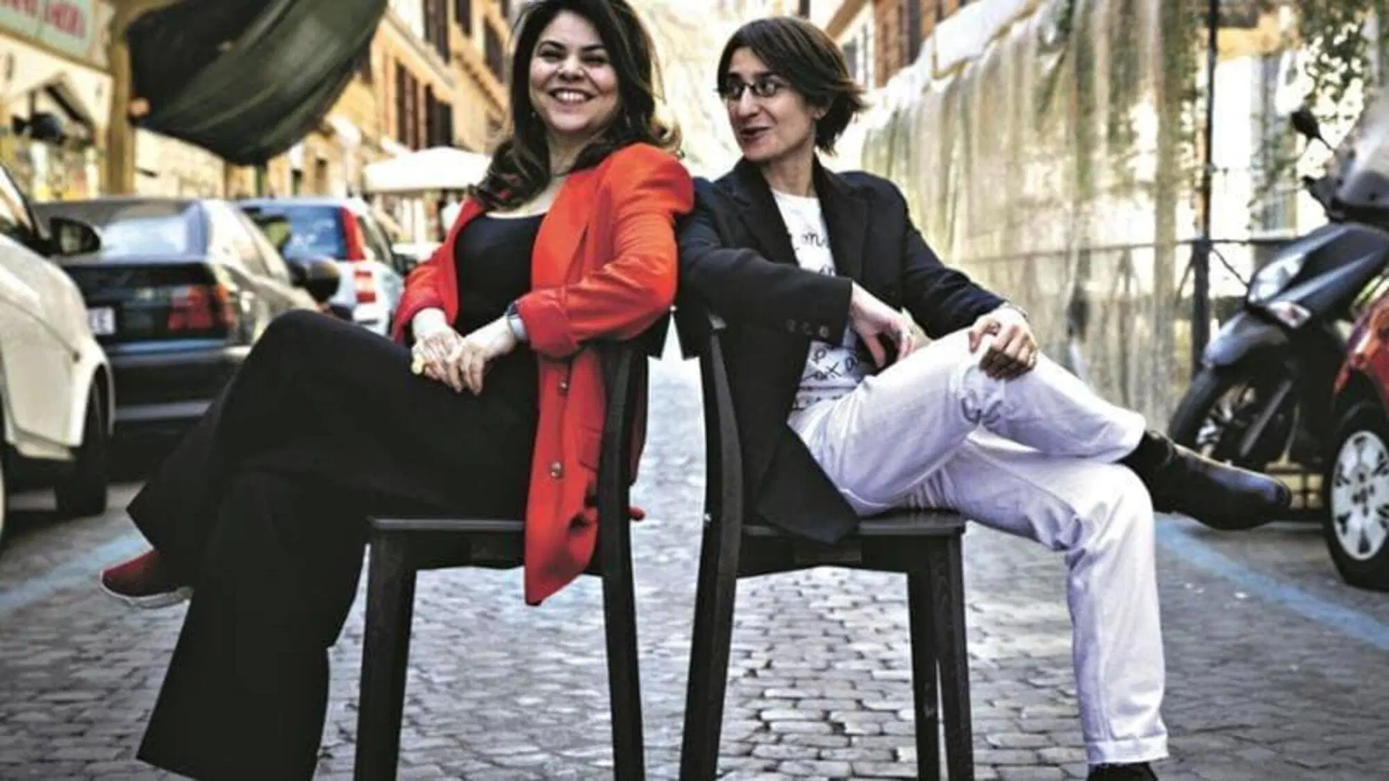 Chiara Valerio e l'amica Michela Murgia, scomparsa lo scorso anno