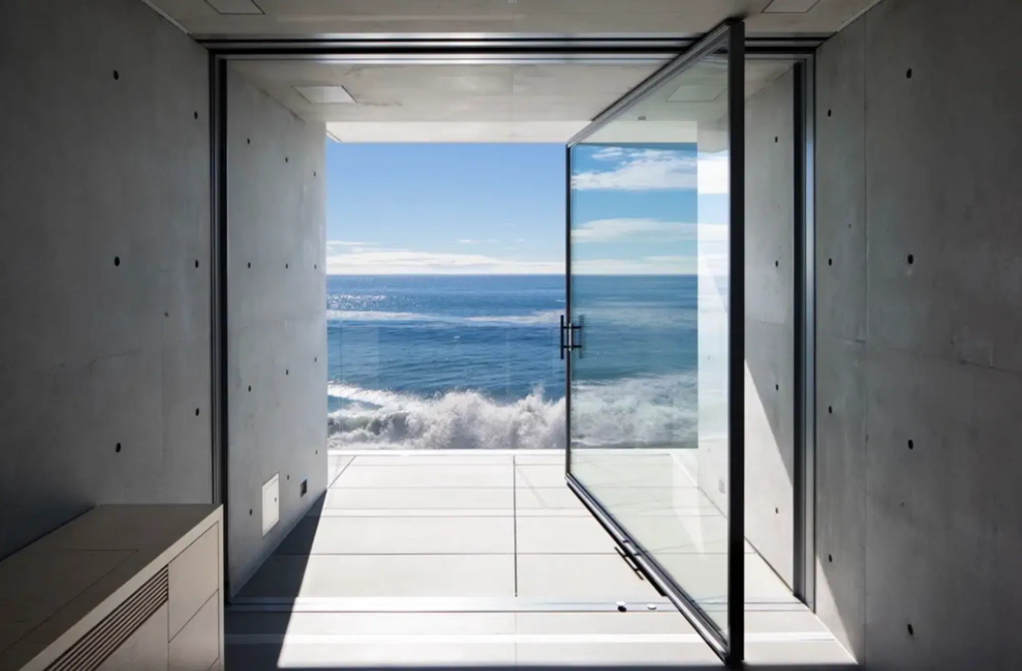 La vista sull'Oceano Pacifico