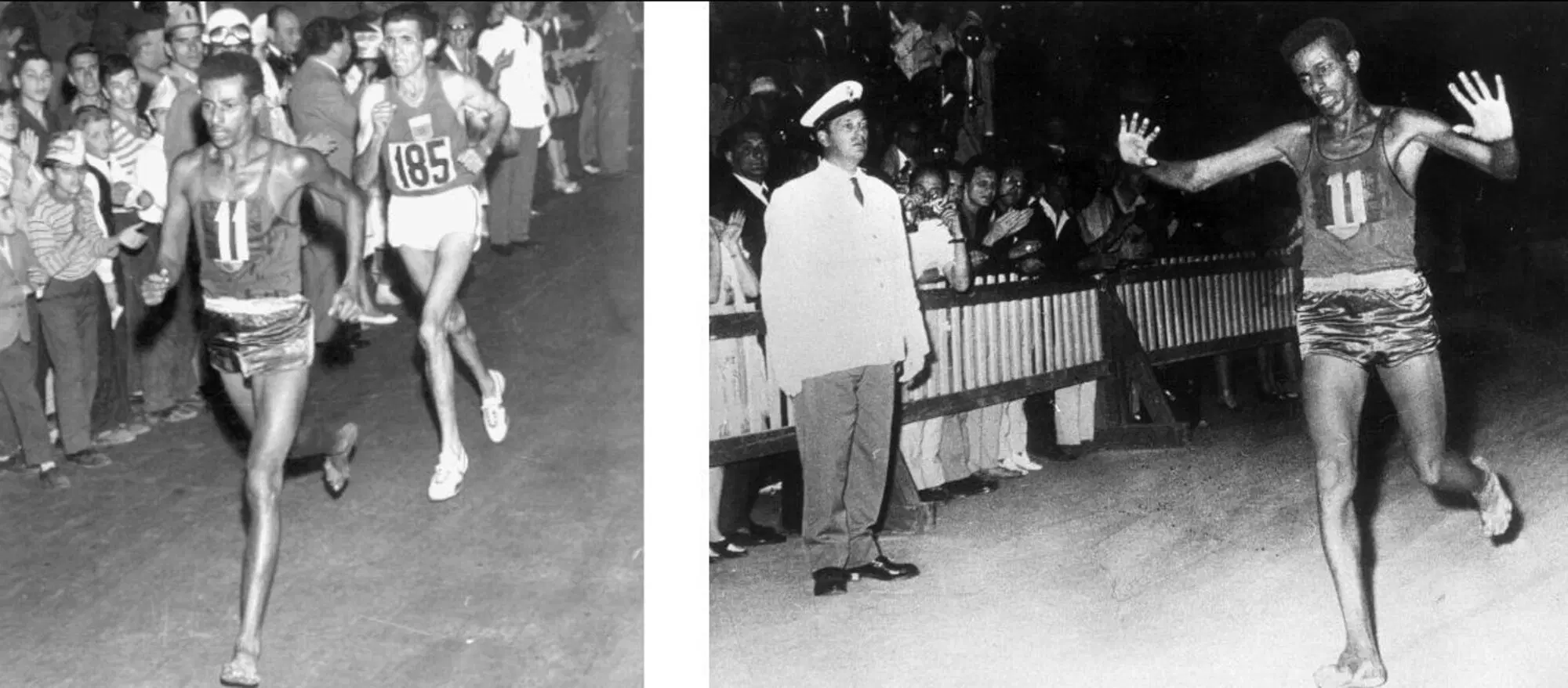 Abebe Bikila a Roma '60