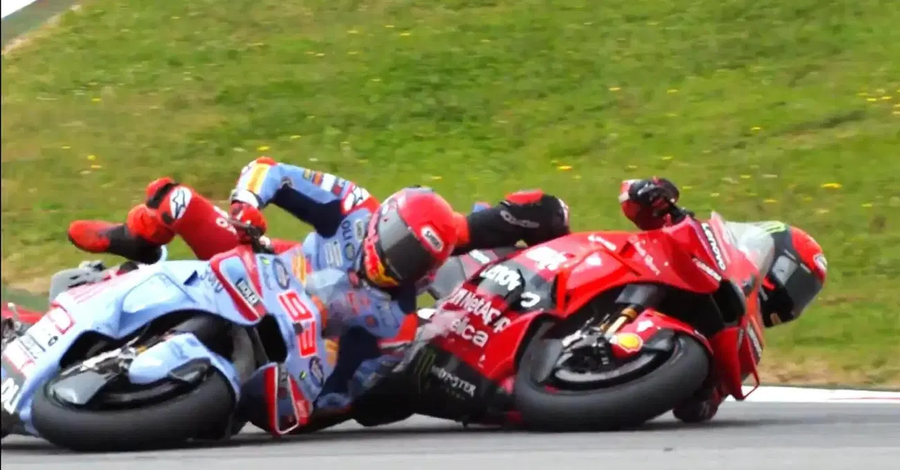 Ok, ma come ha fatto Ducati a calmare Pecco Bagnaia e Marc Marquez dopo il crash di Portimao? La risposta in un SMS