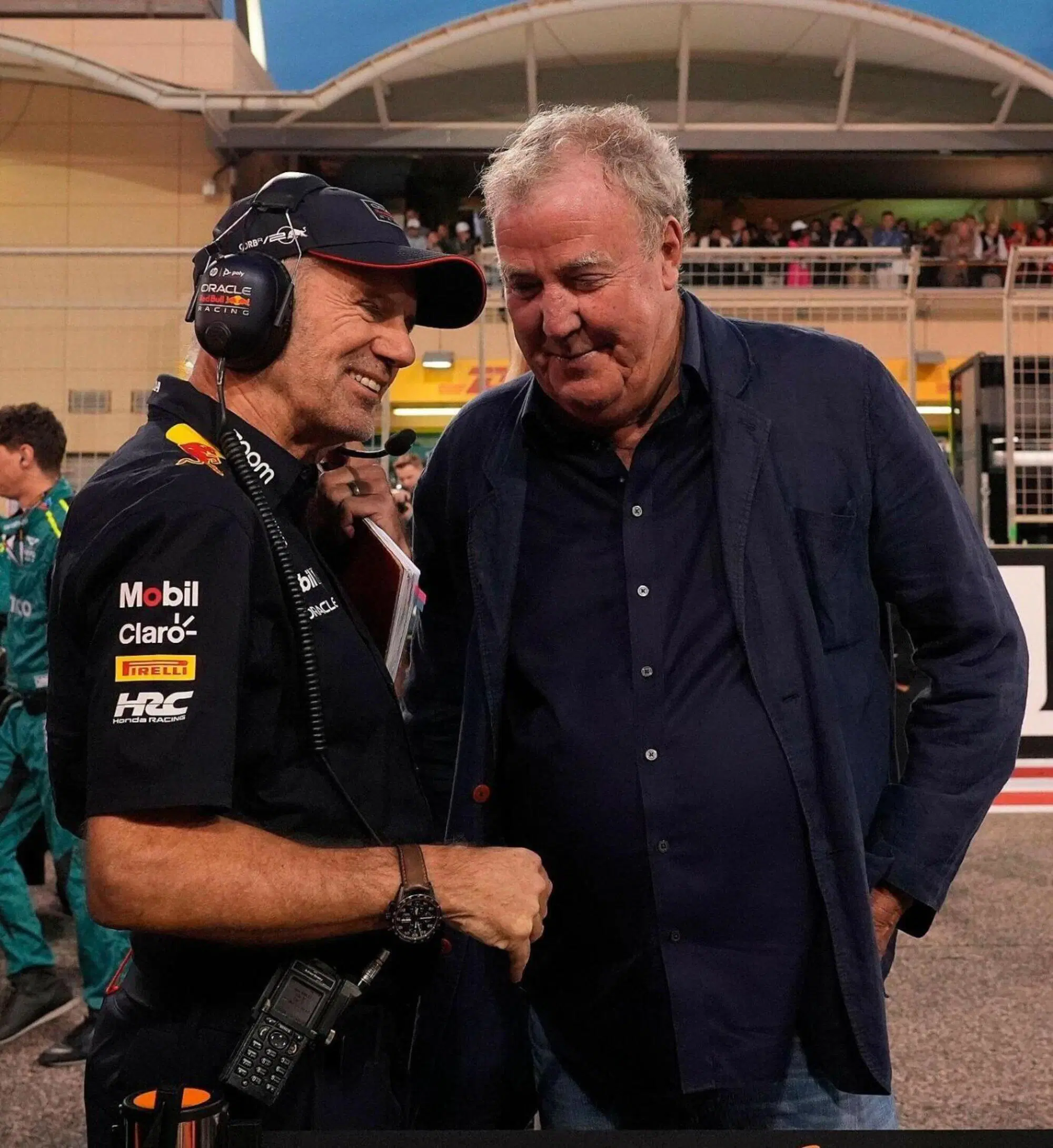 Adrian Newey e Jeremy Clarkson