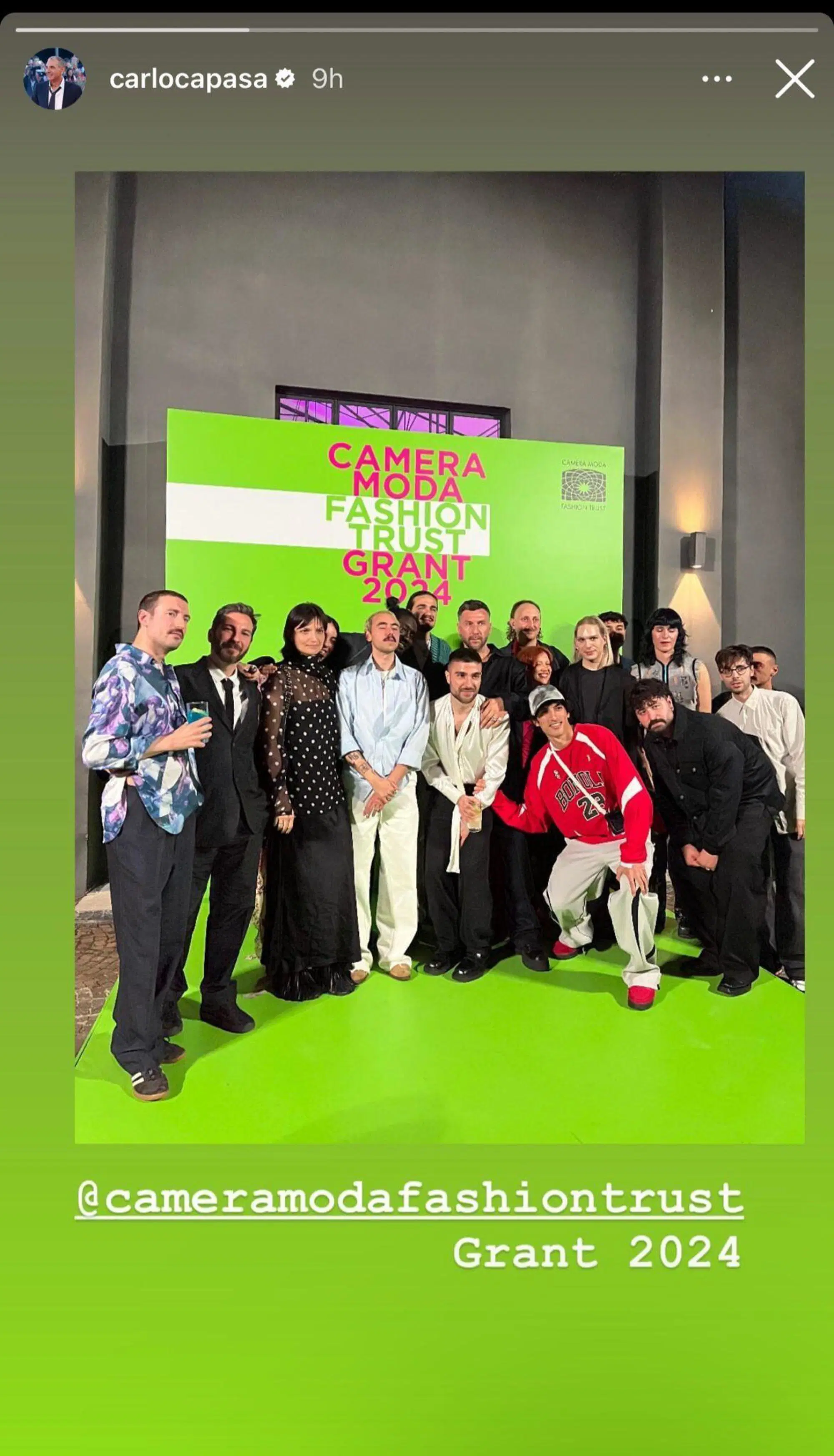 L'unica storia postata da Carlo Capasa