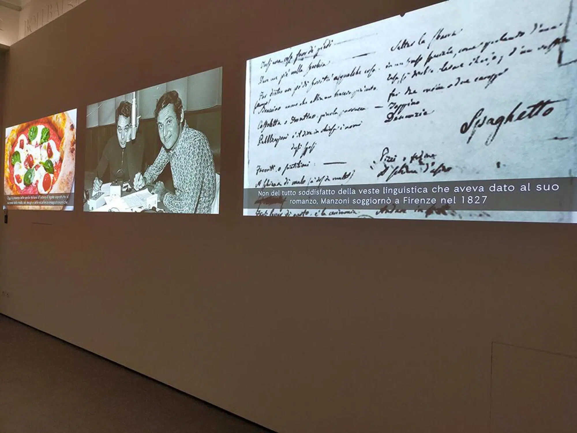 Un'immagine dal MUNDI: il Museo Nazionale di Lingua Italiana a Firenze