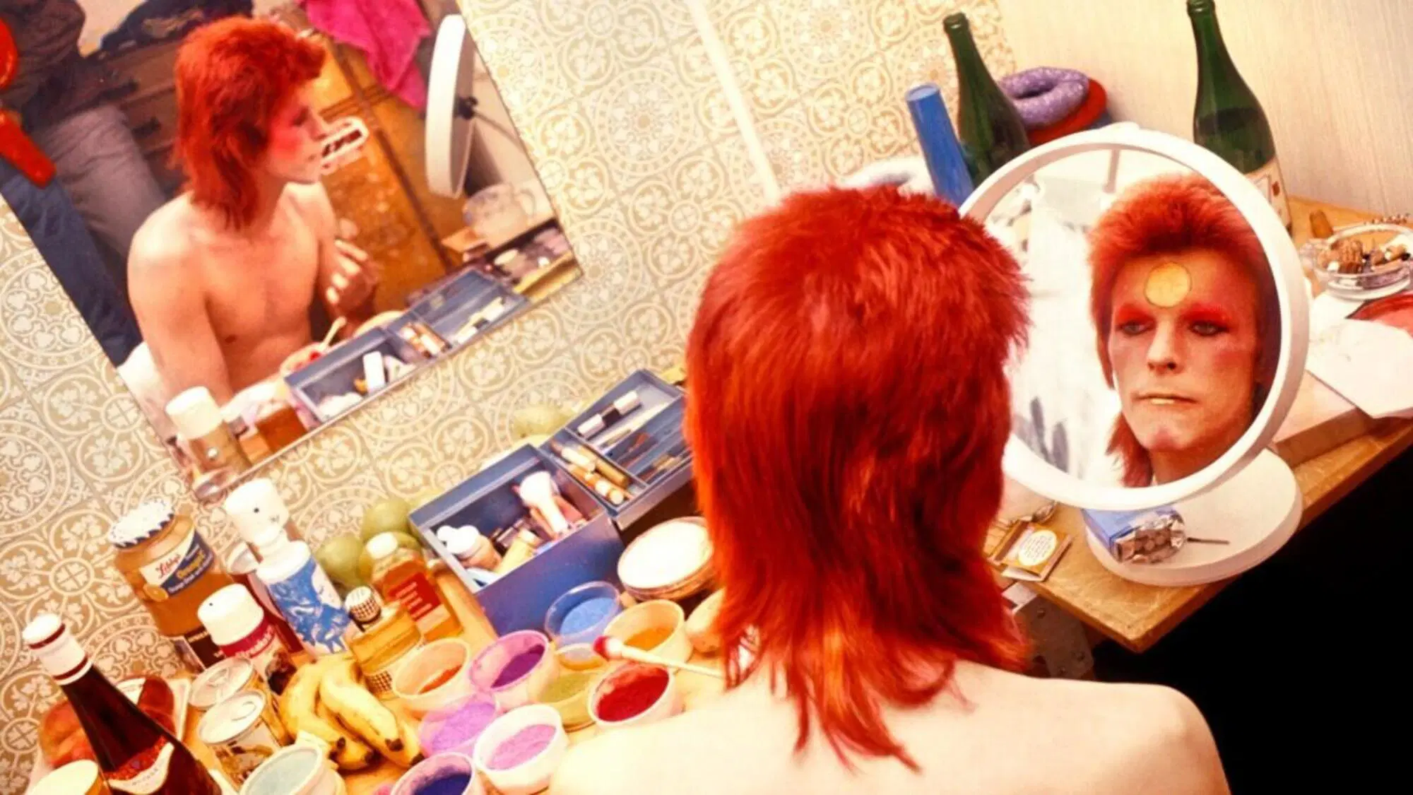 David Bowie durante lo Ziggy Stardust Tour