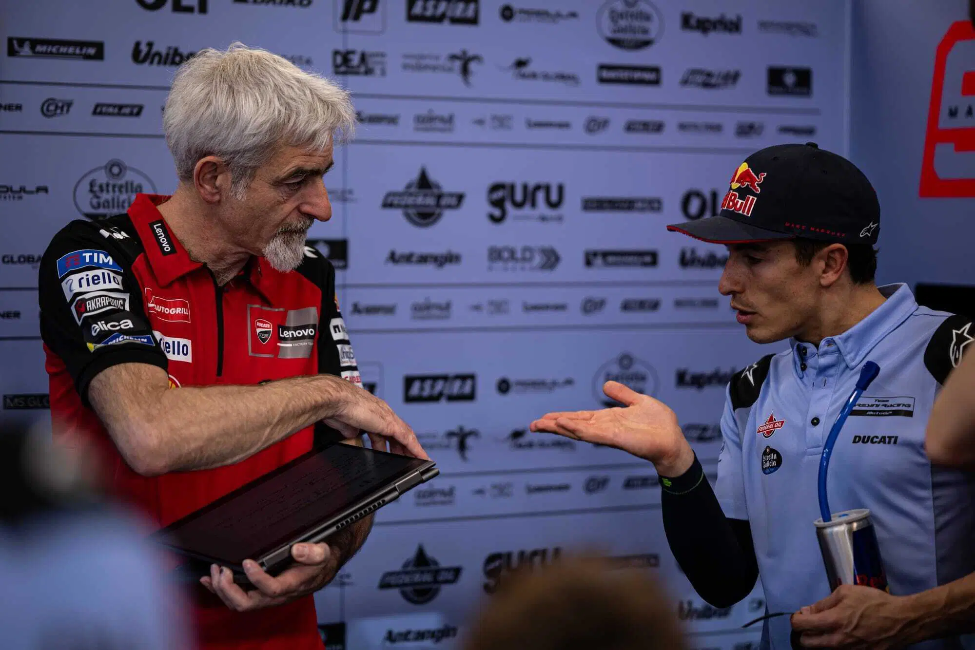 Gigi Dall'Igna e Marc Marquez Ducati Corse 2024