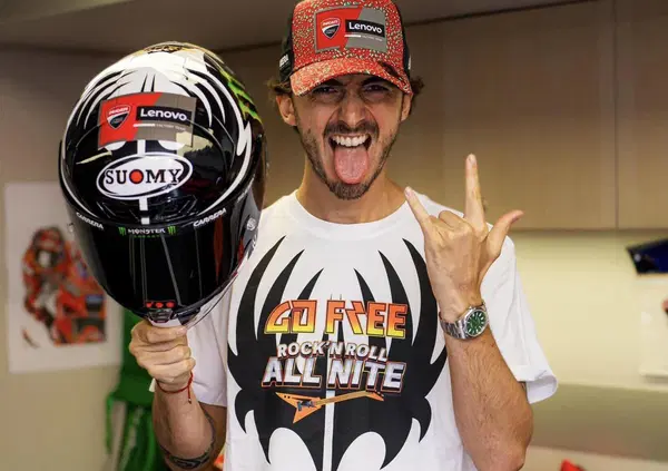 Bagnaia rock n'roll, Bezzecchi zen, Di Giannantonio ricercato e Marini "big bro": tutti i caschi speciali del Mugello