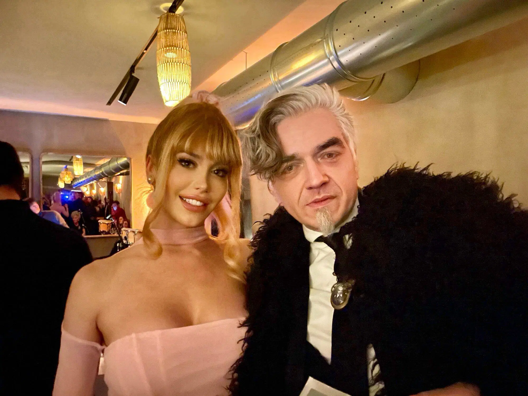 Clizia De Rossi con Morgan 