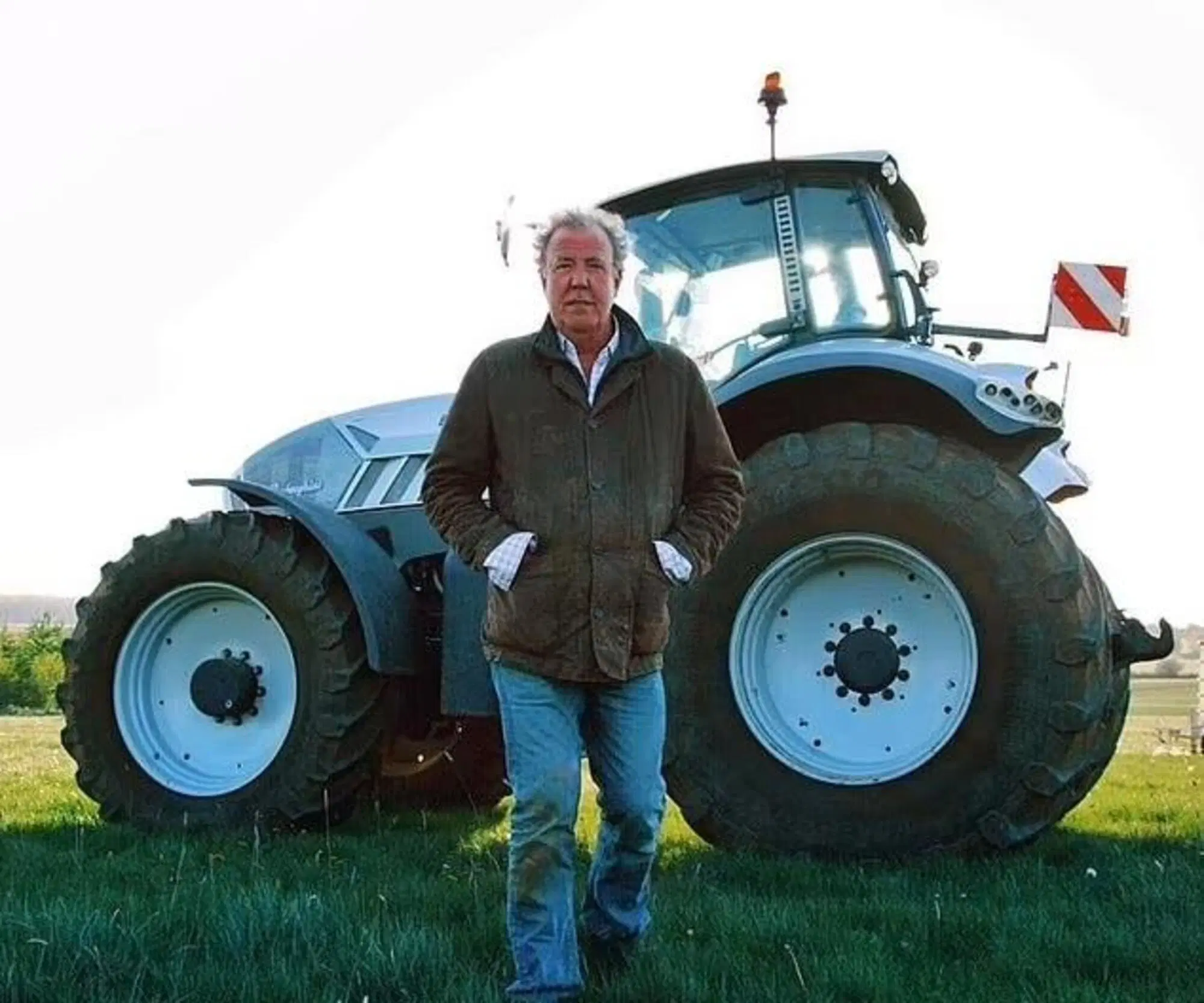 Jeremy Clarkson e il suo enorme trattore Lamborghini