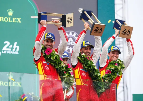 La dedica pi&ugrave; bella della 24h di Le Mans &egrave; quella di un Antonio Fuoco in lacrime