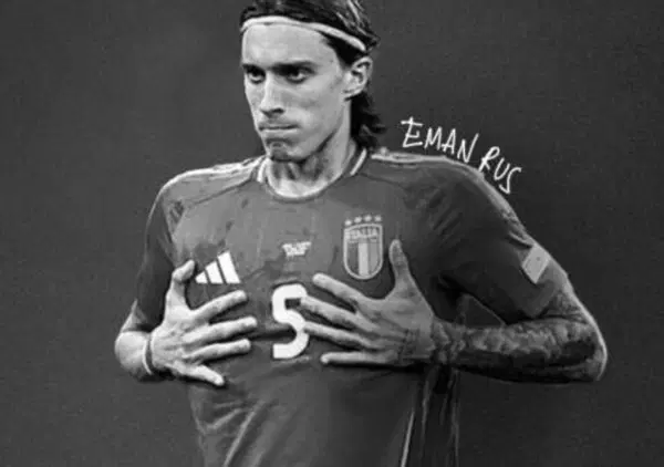 L'immagine dell'Italia &egrave; il caz*o di Calafiori agli Europei: si pu&ograve; fare schifo e finire a terra, ma sempre a minch*a dura. E poi, io speriamo che me la cavo e via