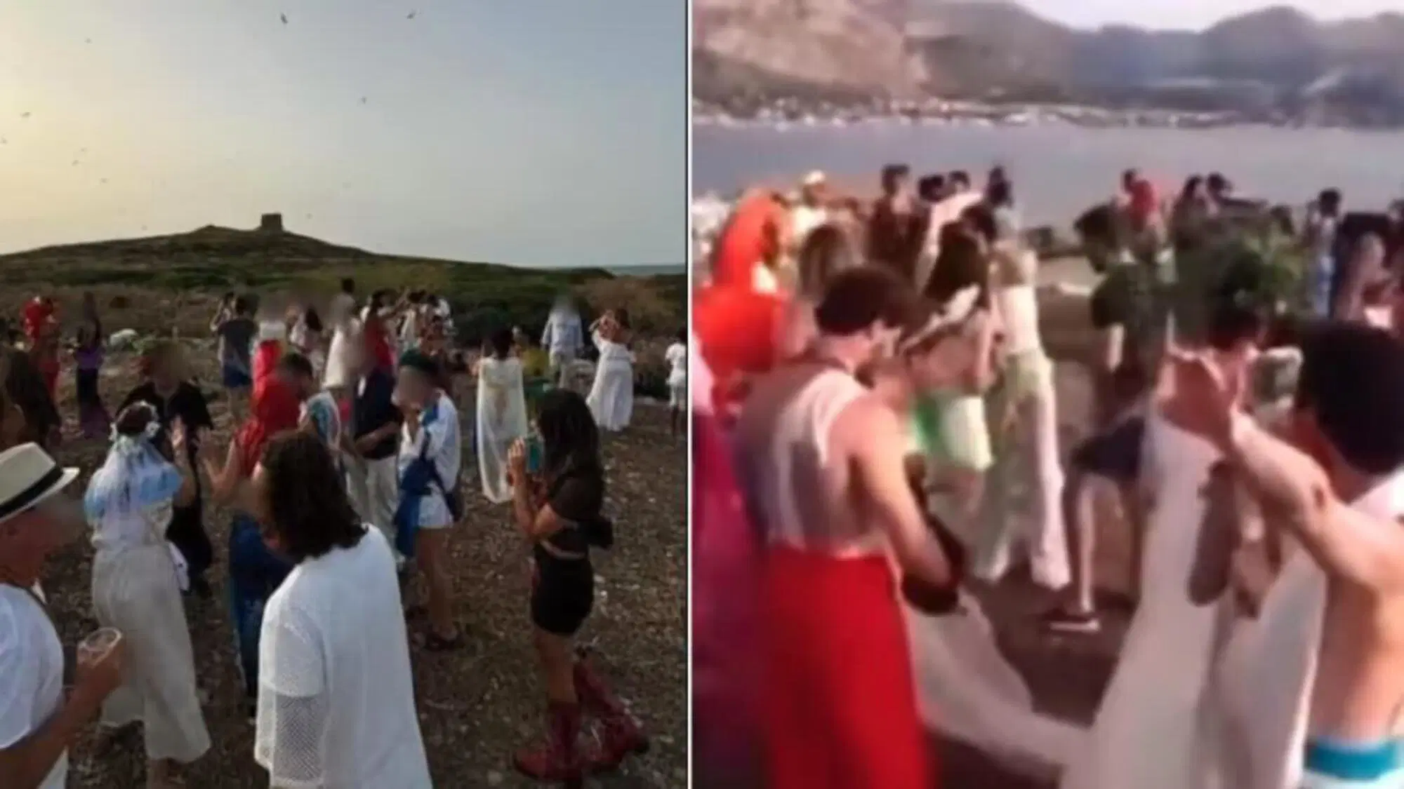 Il party della Palermo bene sull'Isola delle Femmine