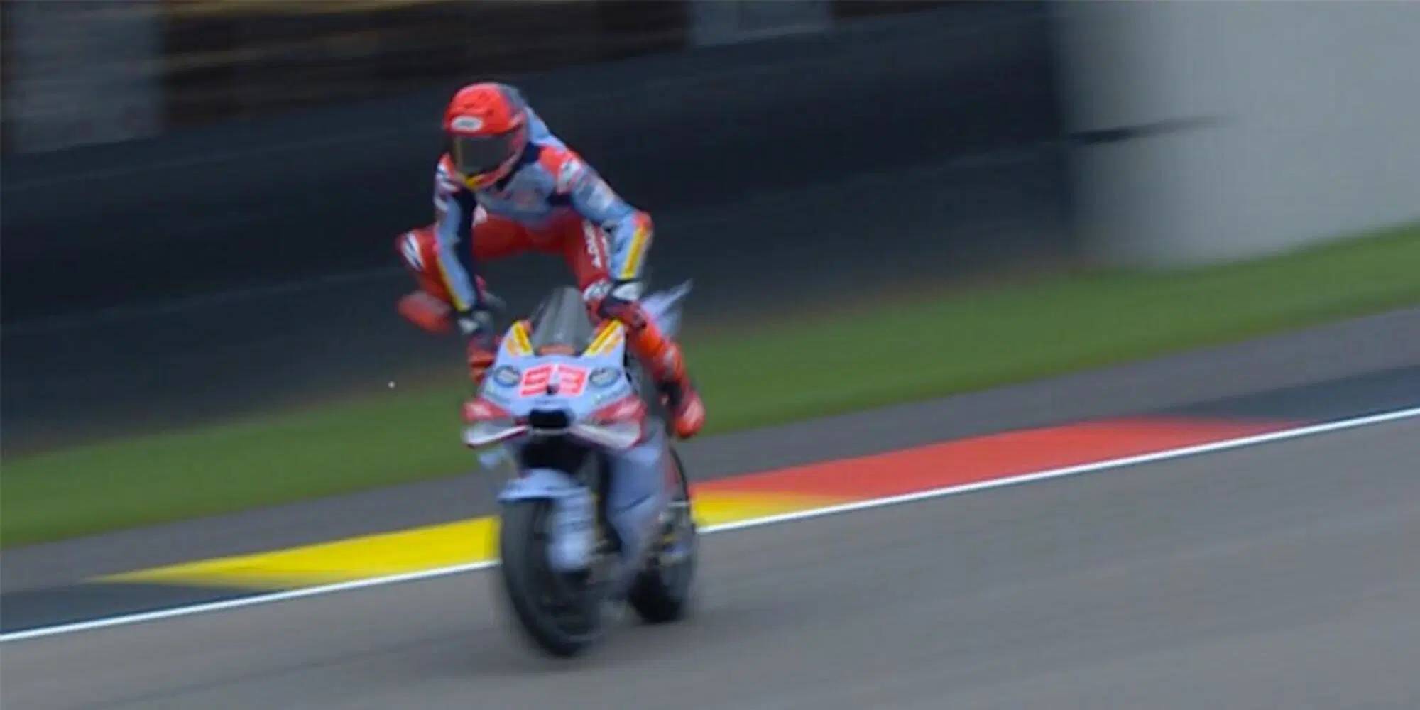 Marc Marquez highside Turn 11 MotoGP