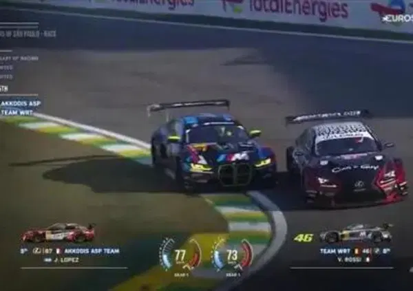 Ok, ma l&rsquo;avete visto il video del sorpasso di cattiveria di Valentino Rossi? Con la BMW &ldquo;da straccio di licenza&rdquo; a Interlagos