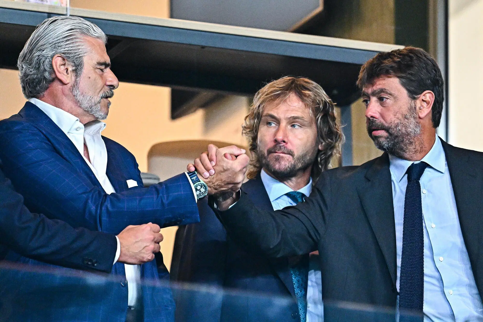 Maurizio Arrivabene, Pavel Nedved e Andrea Agnelli
