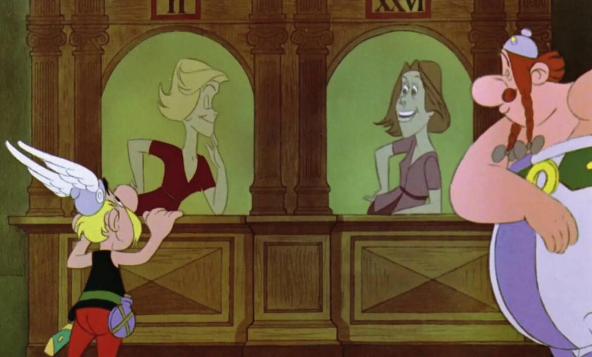 "Asterix, Obelix e le dodici fratiche" nell'iconica scena negli uffici con le pratiche da sbrigare