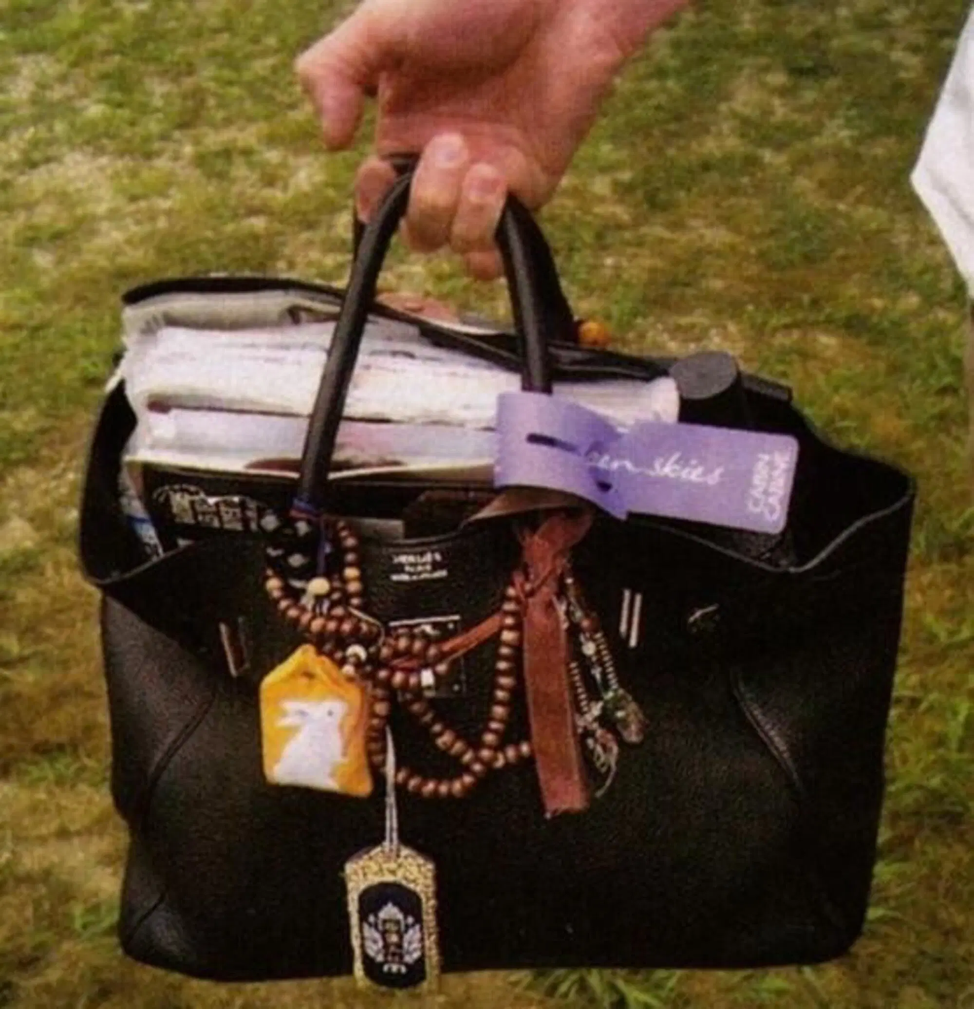 Borsa "attacca tutto" ispirata da Jane Birkin