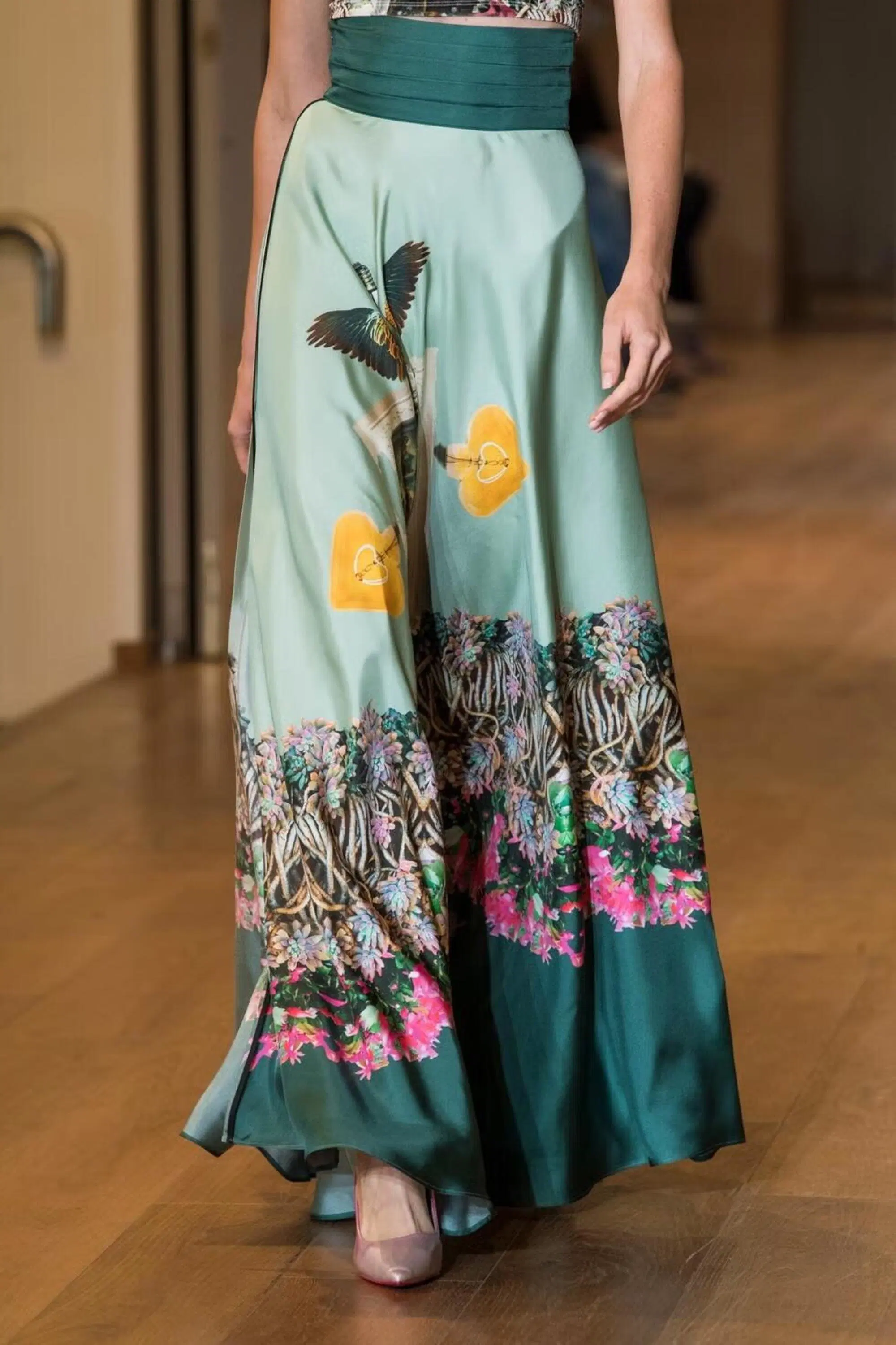 Gonne con texture ispirate all'arte