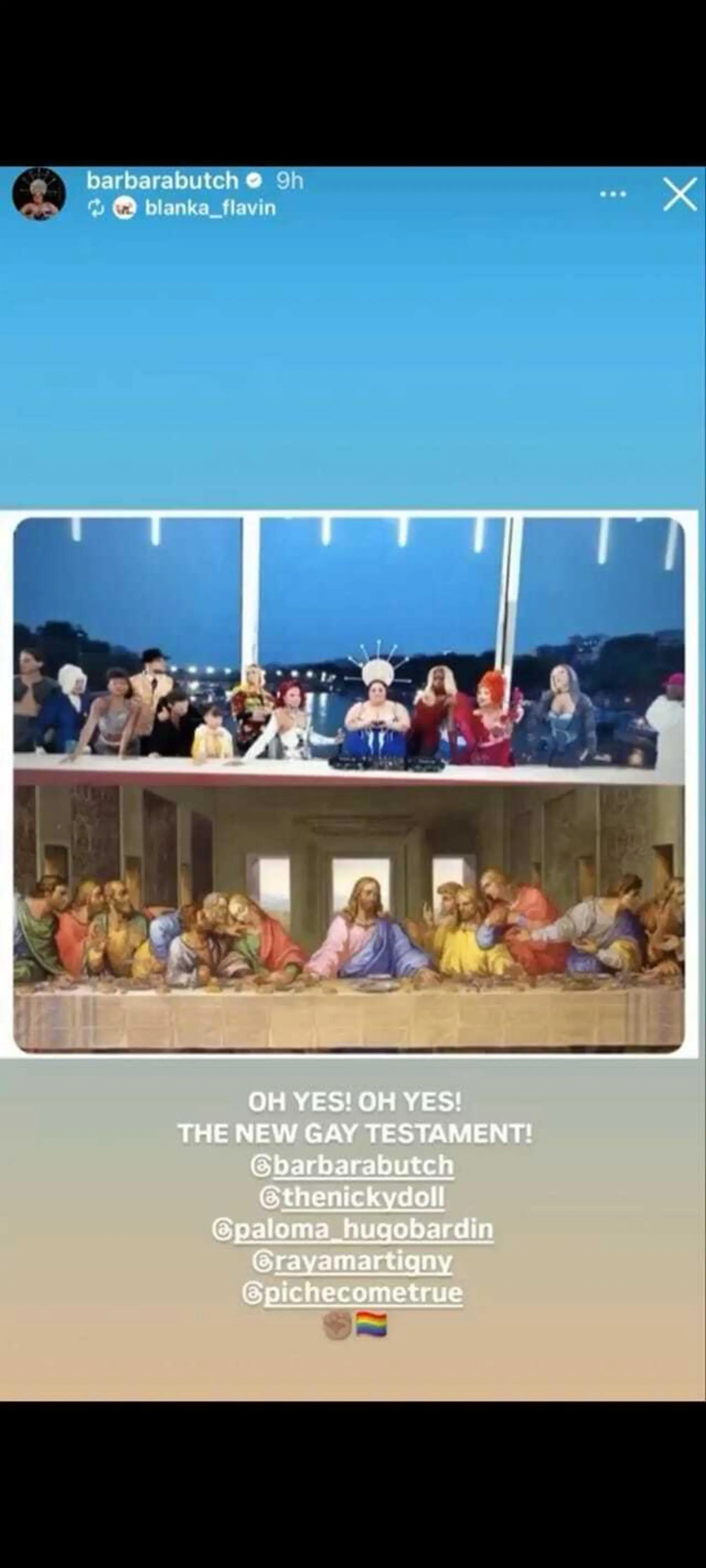 La storia di Barbara Butch sull'Ultima cena queer messa in scena durante la cerimonia di apertura delle Olimpiadi