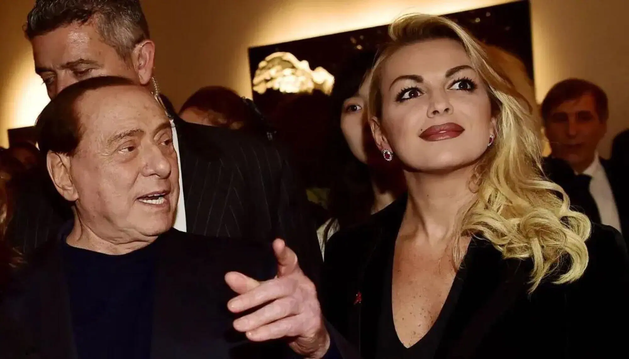 Silvio Berlusconi con Francesca Pascale
