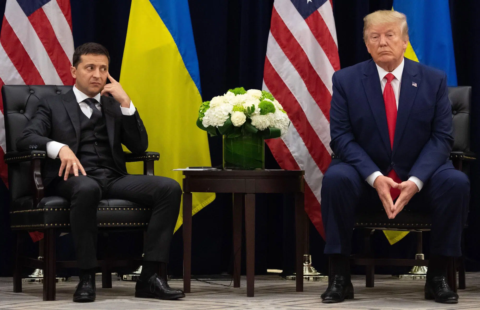 Da un vecchio incontro di Zelensky con Trump, durante la prima presidenza del repubblicano negli Usa