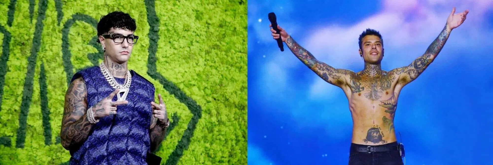 Tony Effe e Fedez, altri due "re" dei tormentoni estivi