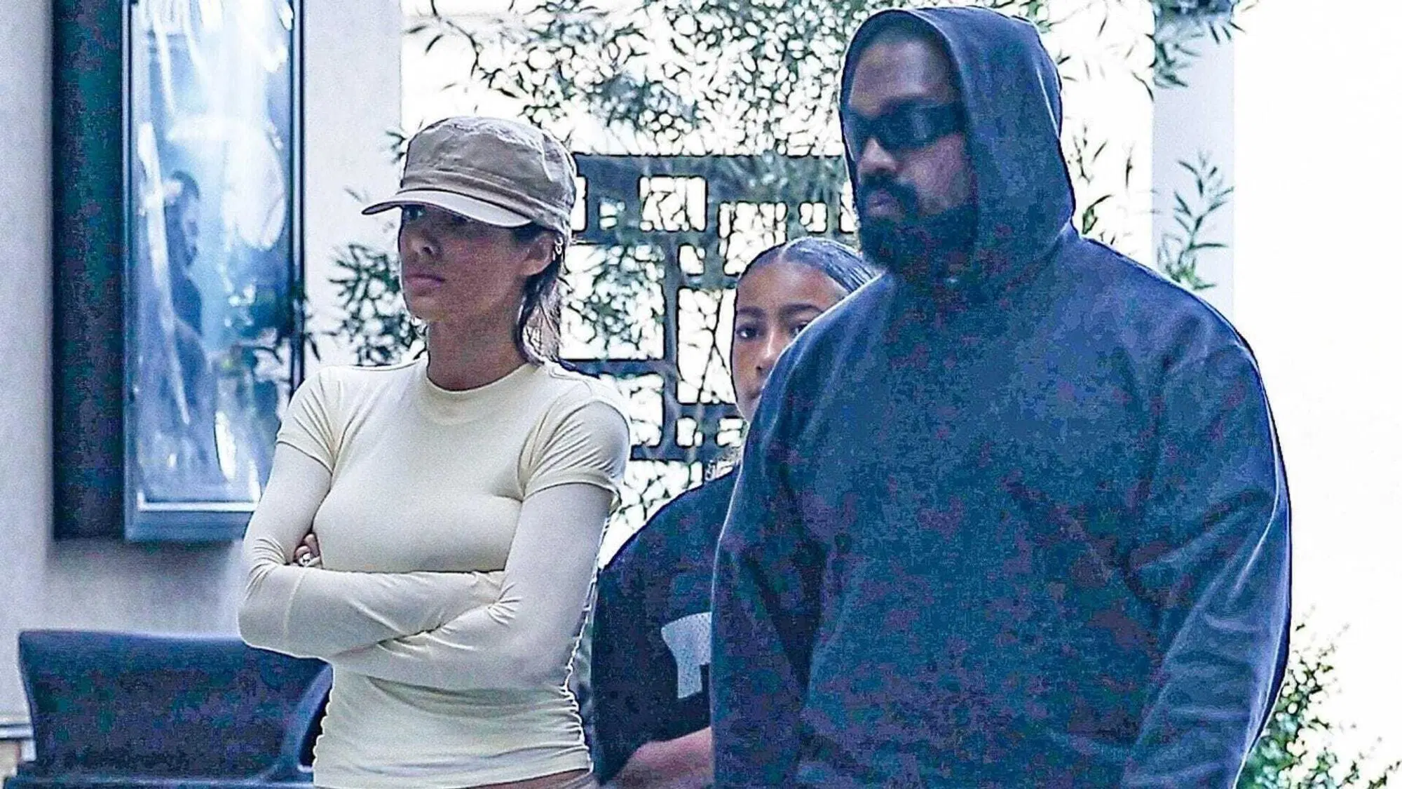Bianca Censori Kanye West North West