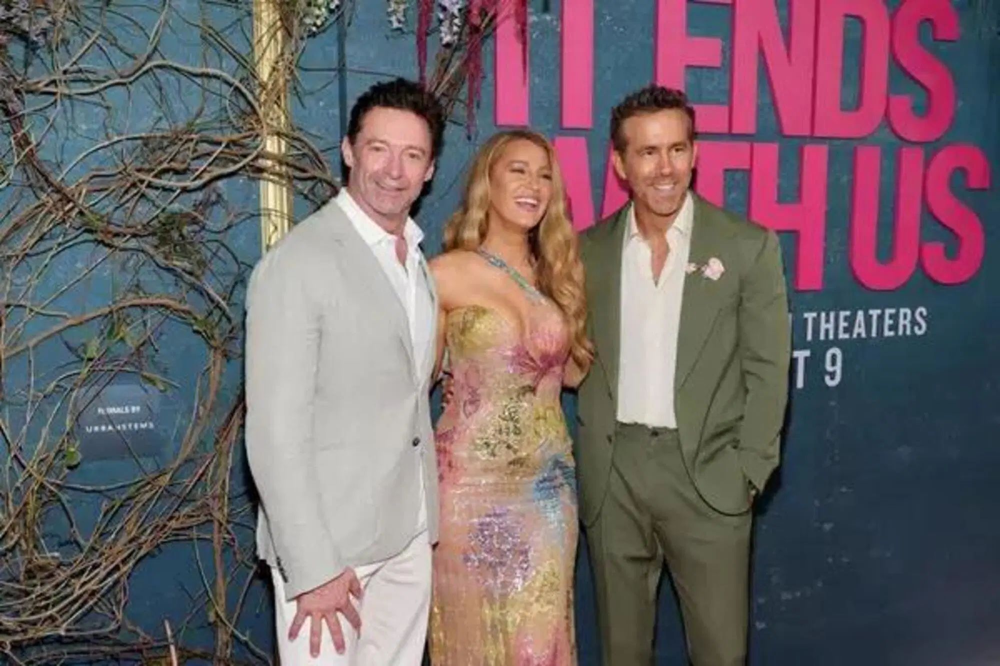 Black Lively Hugh Jackman Ryan Reynolds