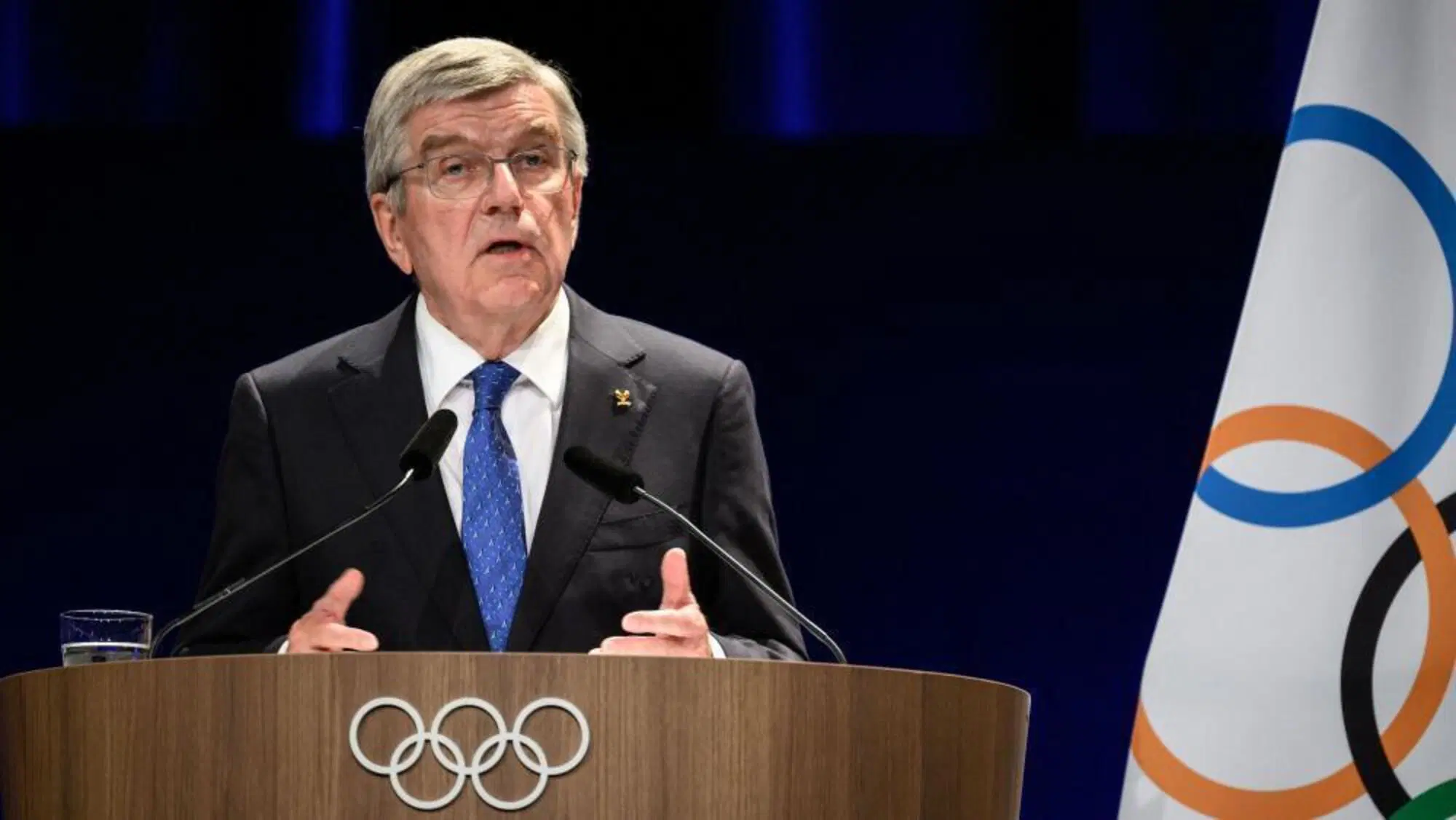 Il presidente del Comitato olimpico internazionale (Cio) Thomas Bach