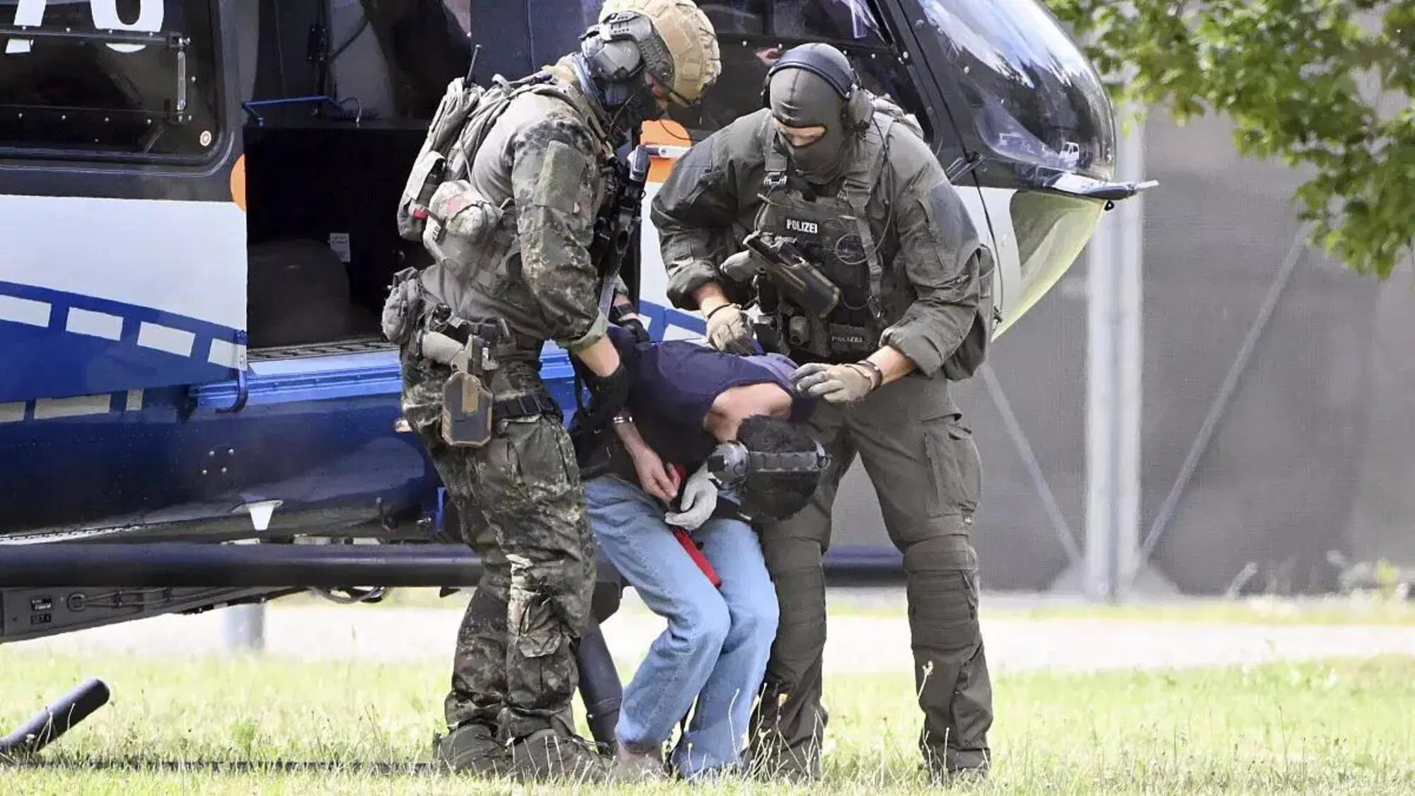 L'arresto dell'attentatore di Solingen (Germania)
