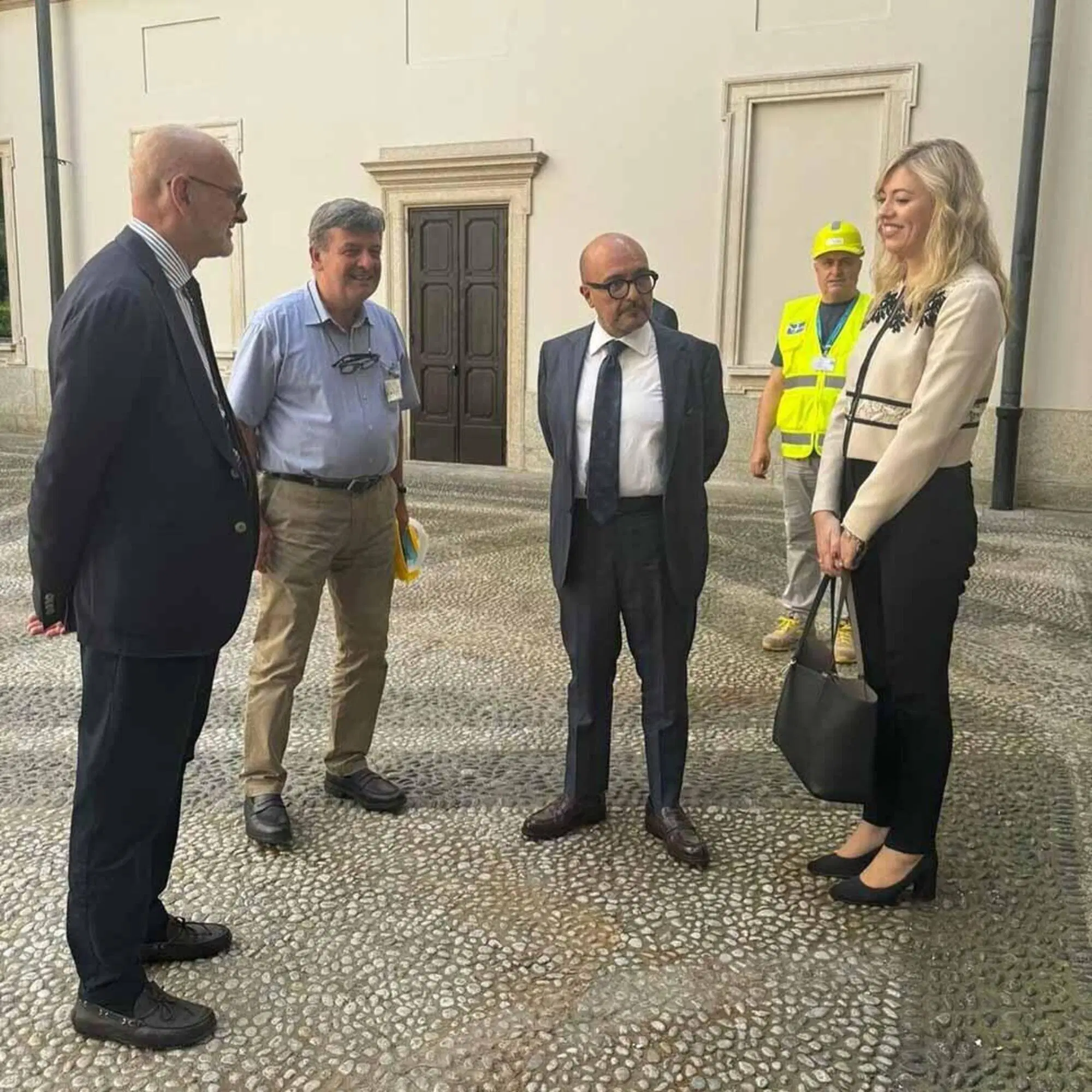 Gennaro Sangiuliano e Maria Rosaria Boccia