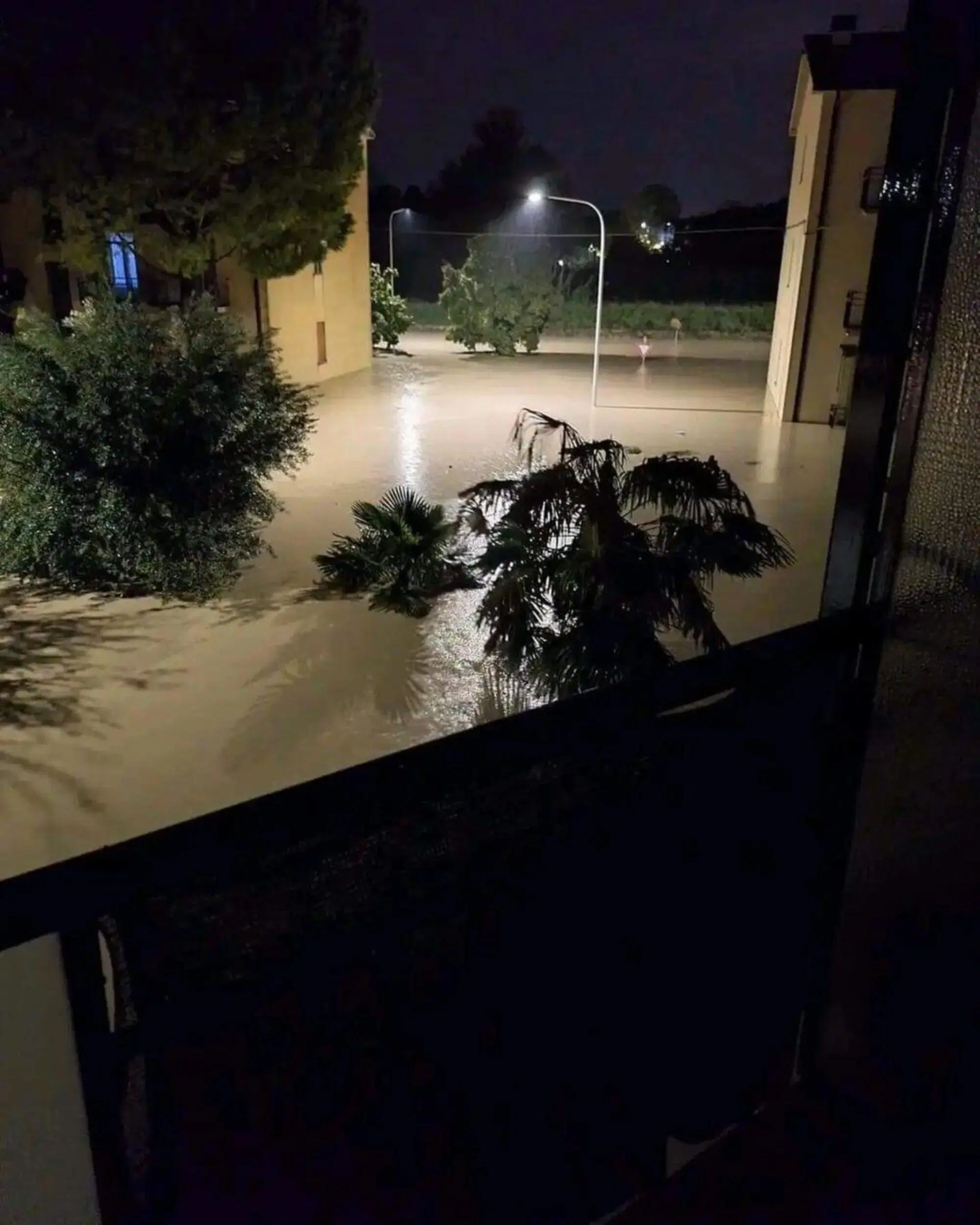 Un'altra immagine della catastrofe in Emilia Romagna 