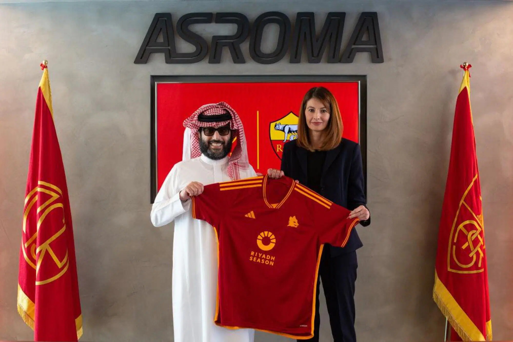 Lina Souloukou aveva accettato un accordo con Riyadh Season, per rendere quest'ultimo main sponsor della Roma