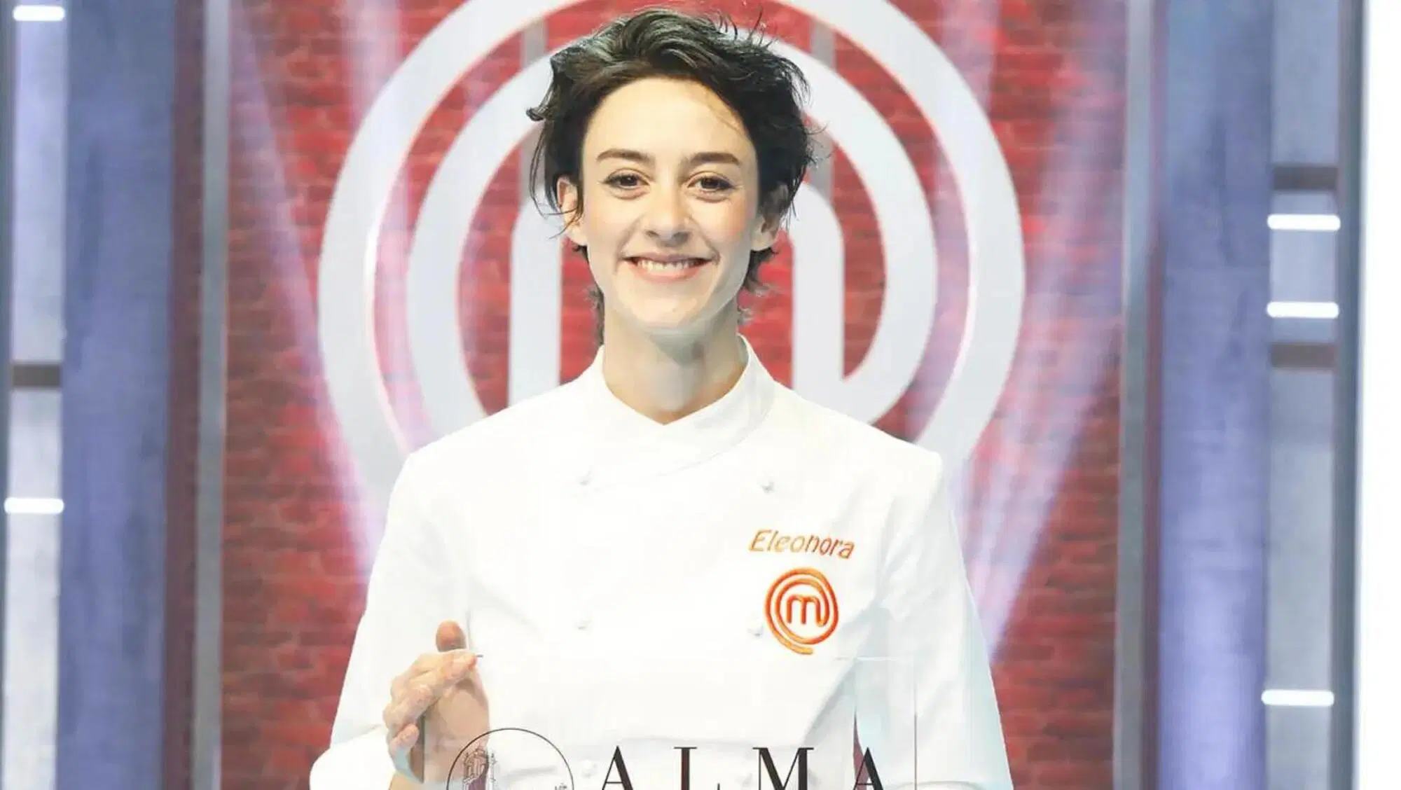 Eleonora Riso dopo la vittoria durante la finale di Masterchef 13