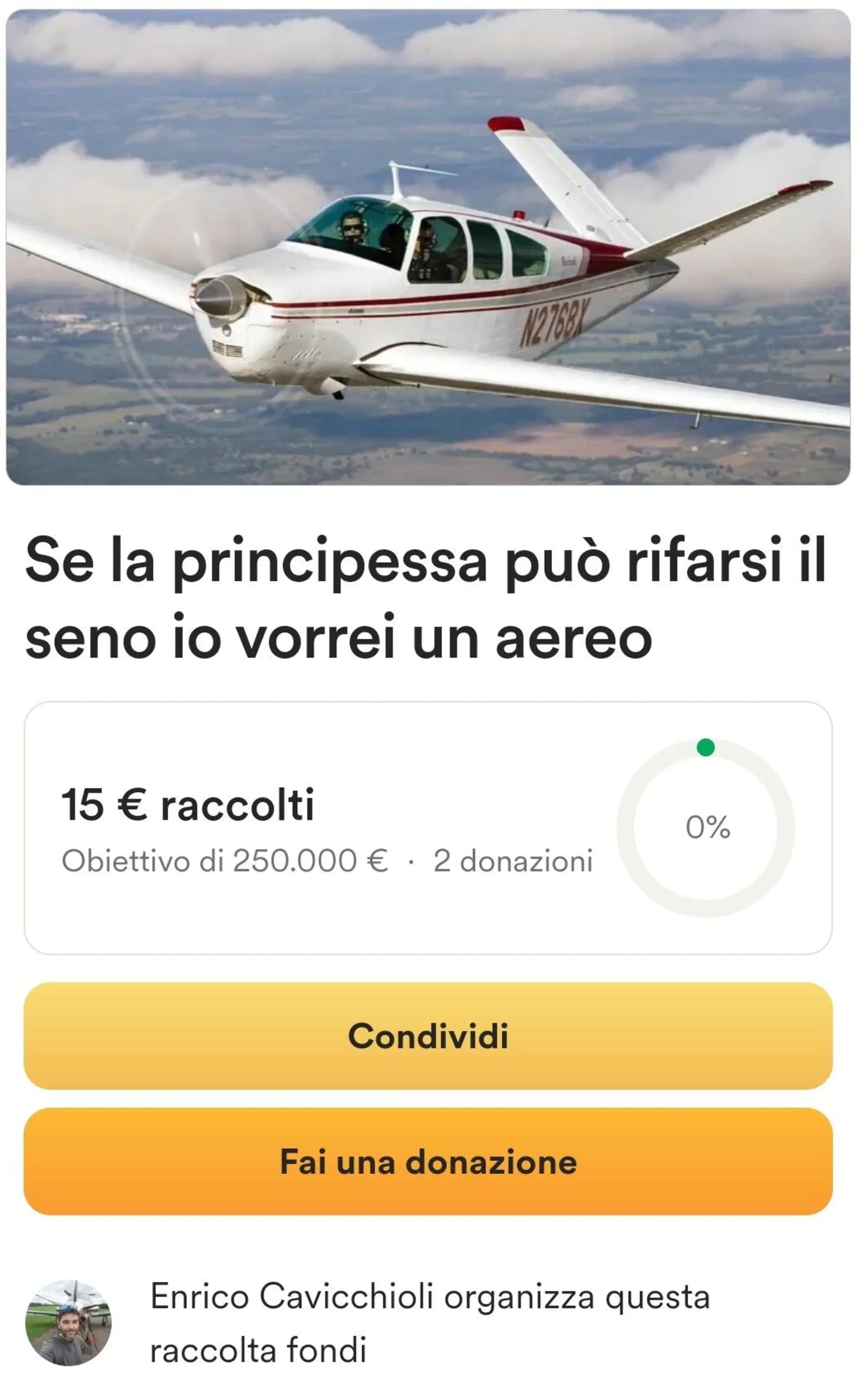 Perch&eacute; le poppe s&igrave; e un aereo no?
