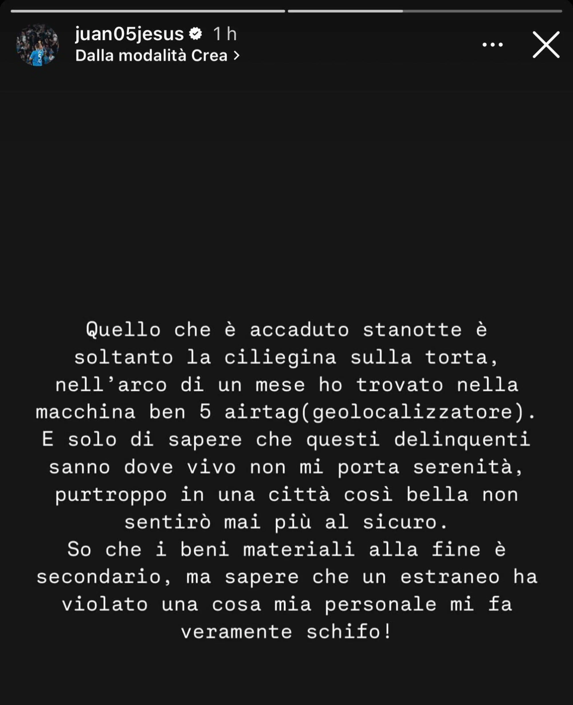Il duro sfogo contro Napoli