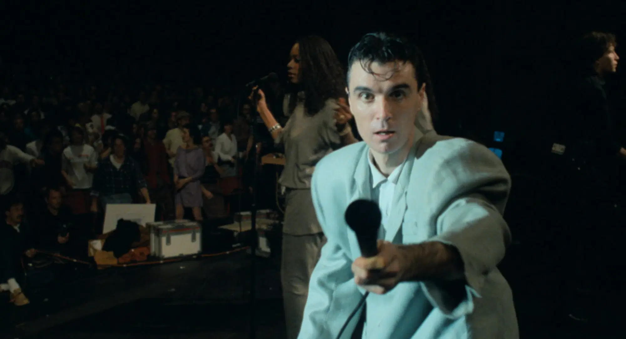 Frame di 'Stop making sense' di Jonathan Demme