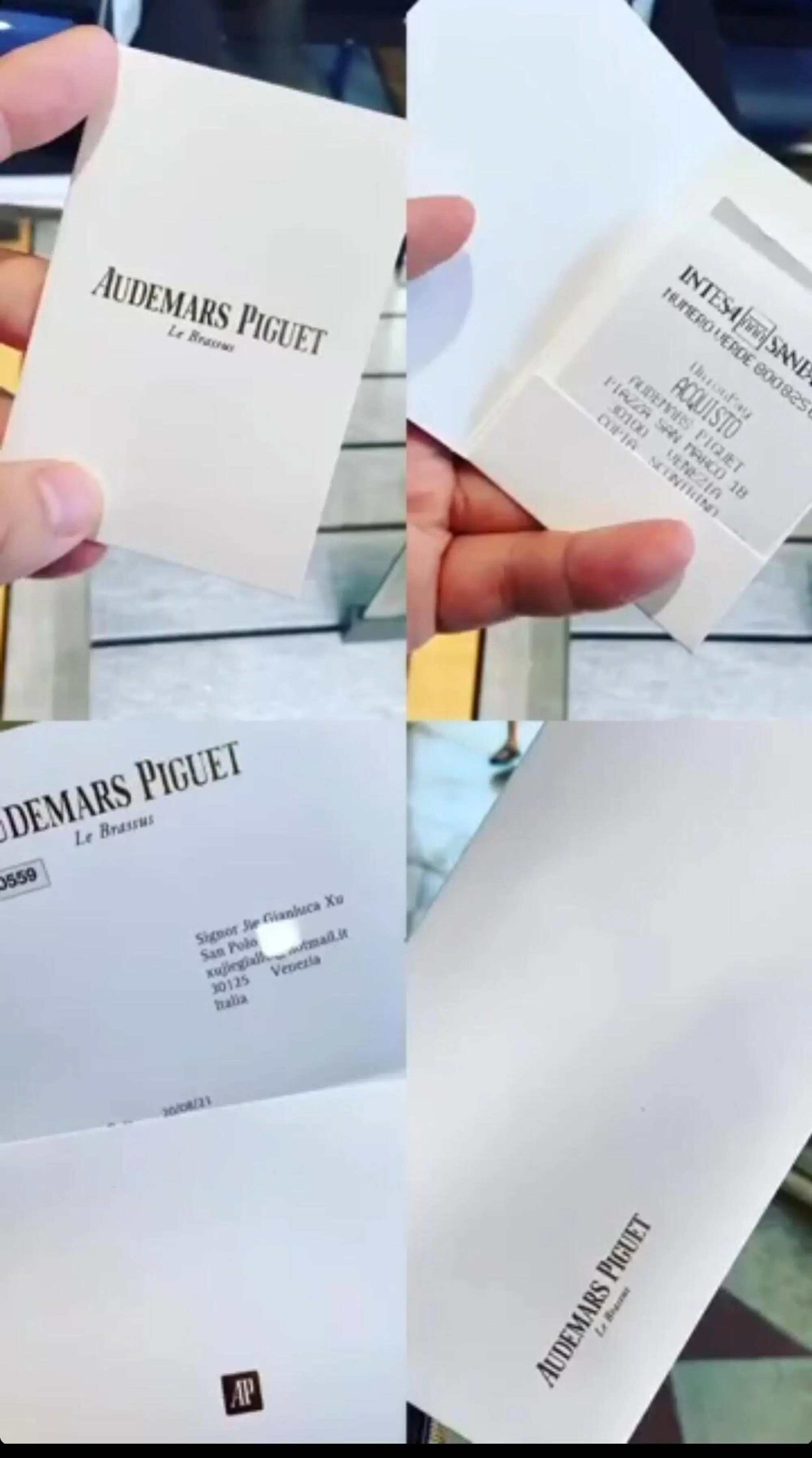 L'Audemars Piguet comprato da Gianluca Xu