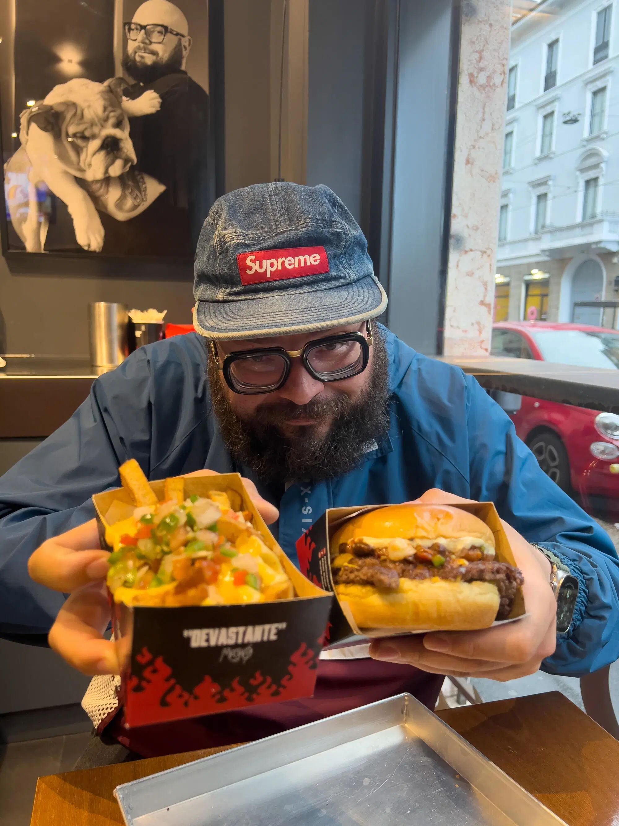 Mocho e il cibo americano "a modo suo"