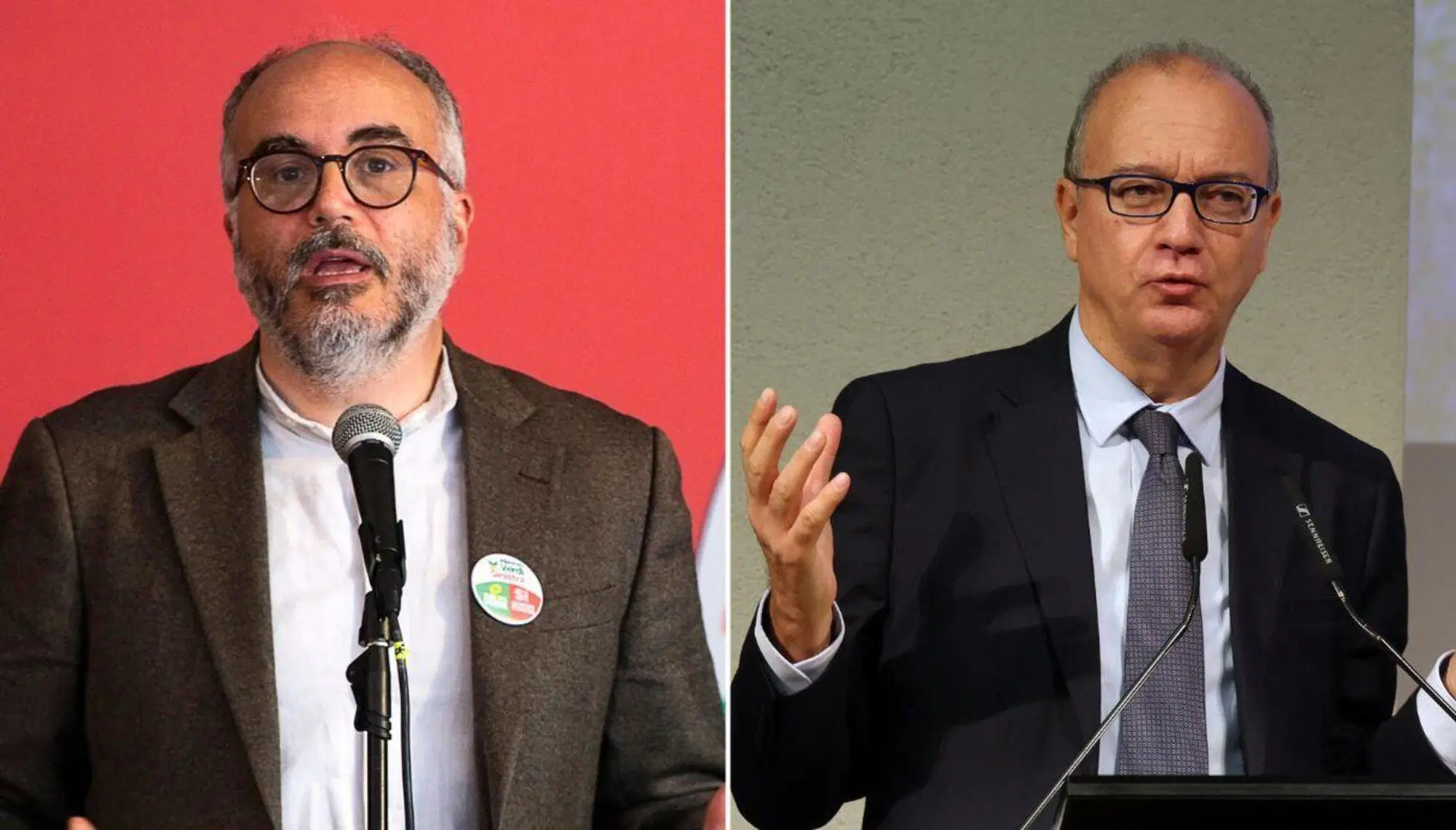 Christian Raimo e Giuseppe Valditara