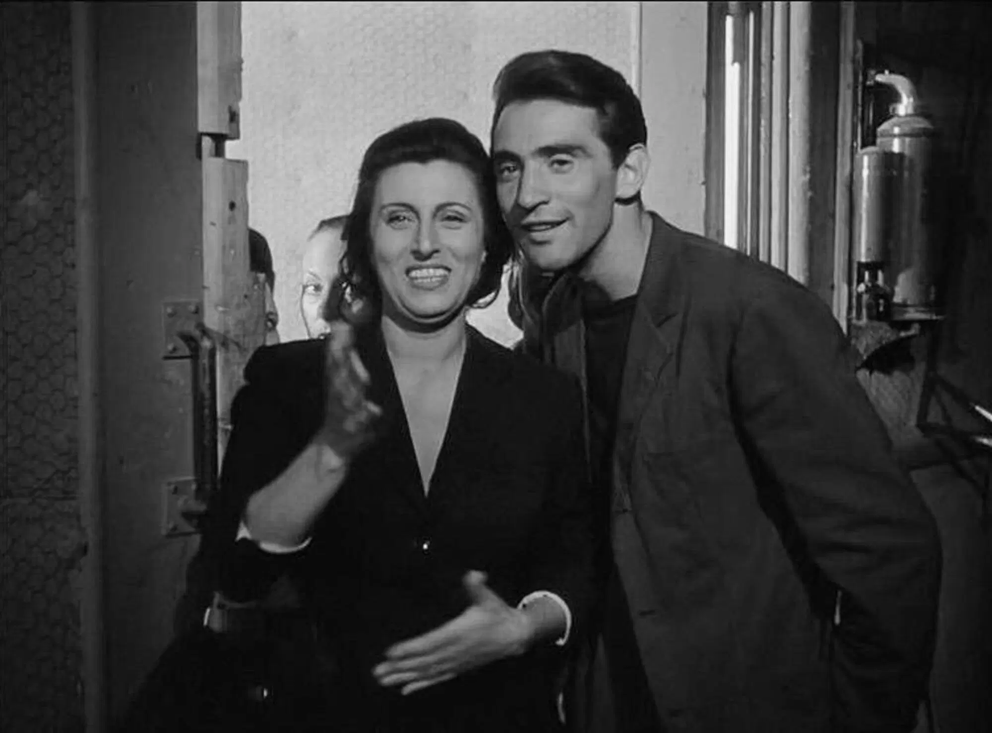 Anna Magnani e Walter Chiari in "Bellissima" di Luchino Visconti