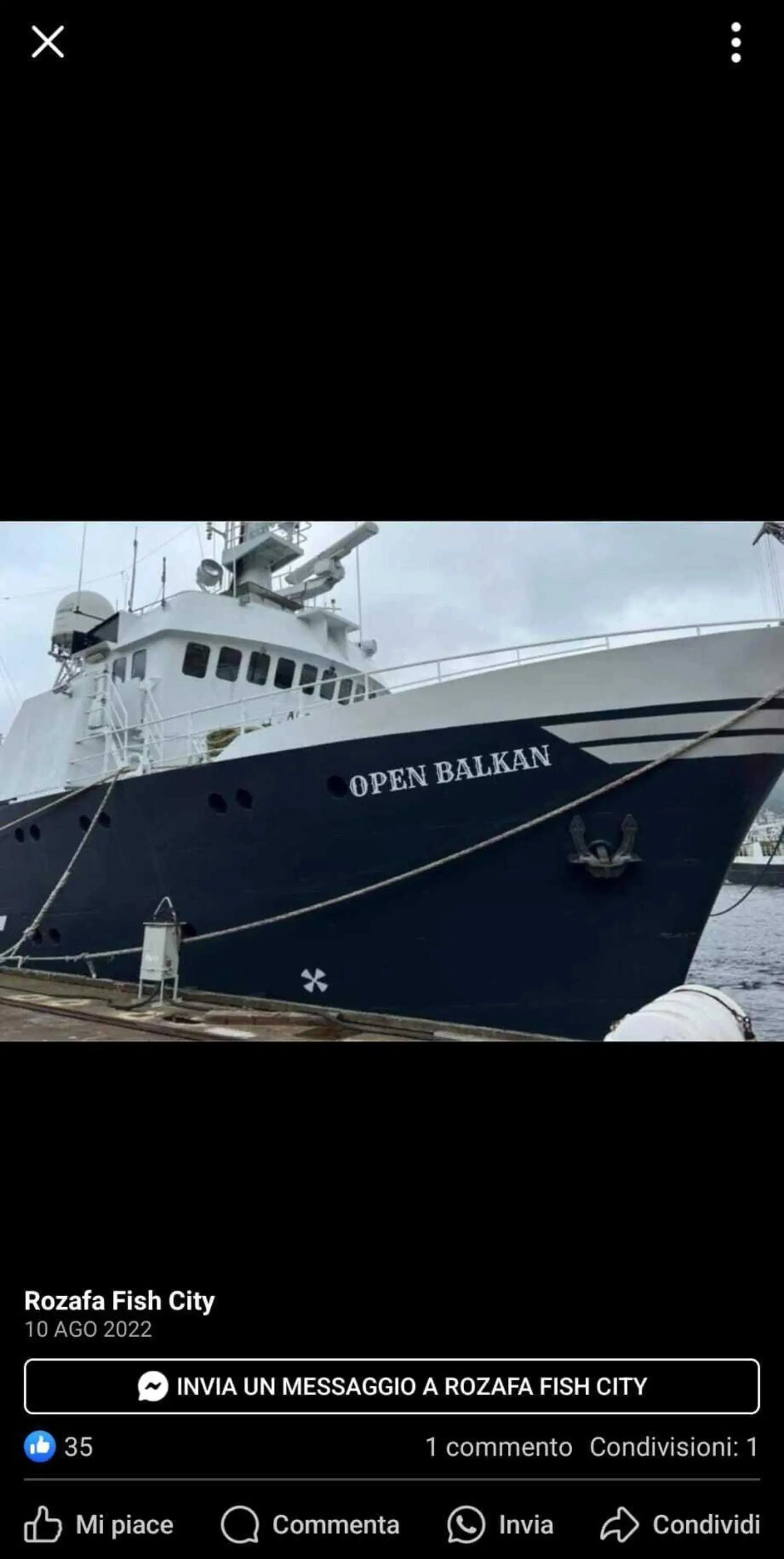 Gjergj Luca annuncia l'acquisto di Open Balkan