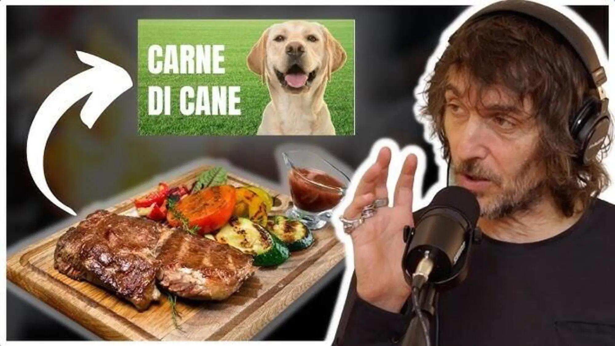 Giuseppe Cruciani ha spiegato di aver mangiato carne di cane
