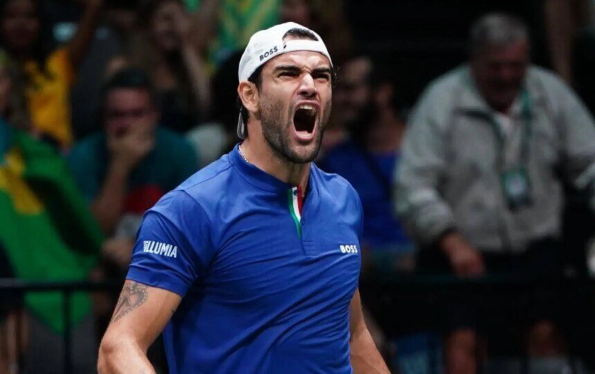 L'urlo di Matteo Berrettini