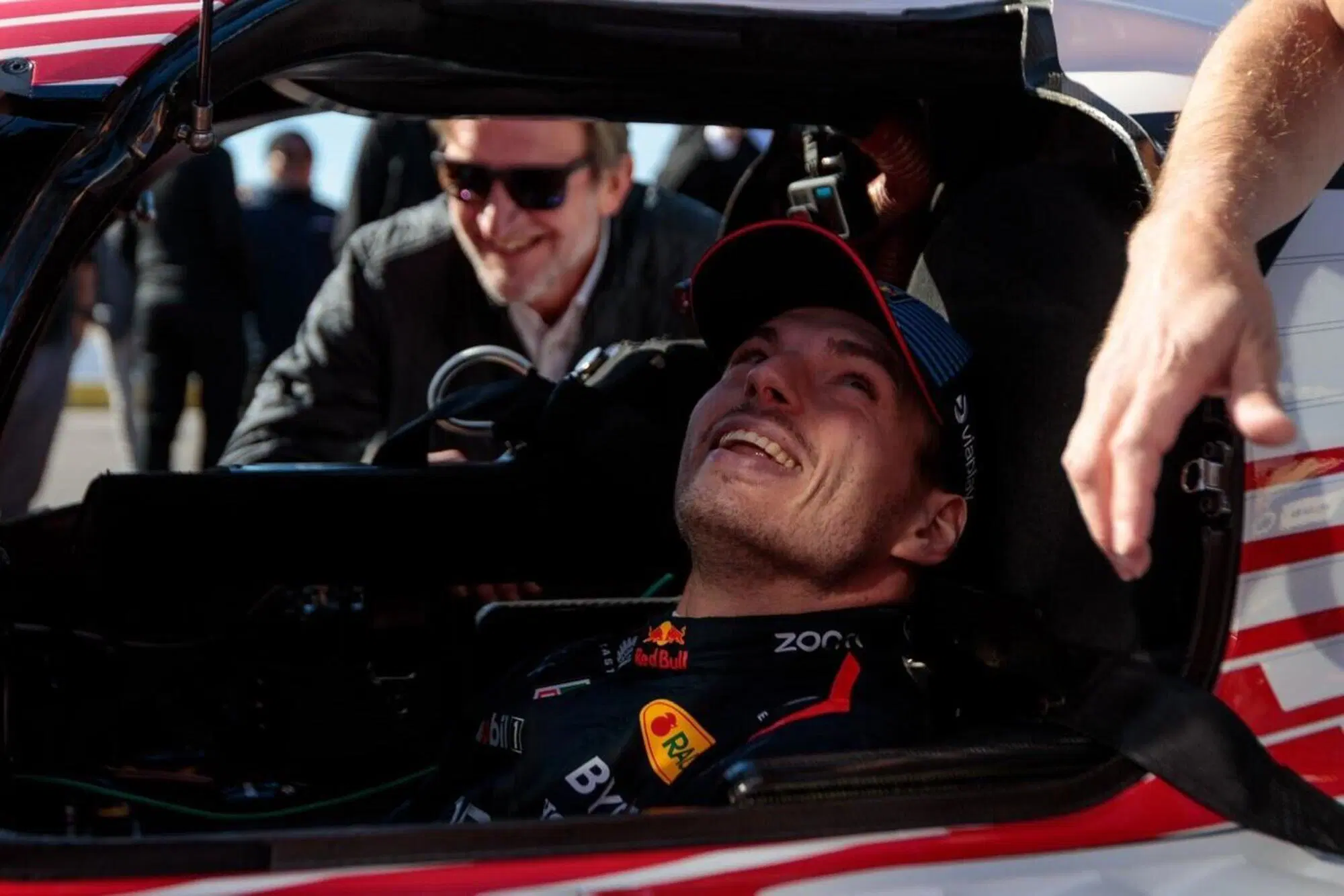 Max Verstappen al volante dell'Acura ARX-06