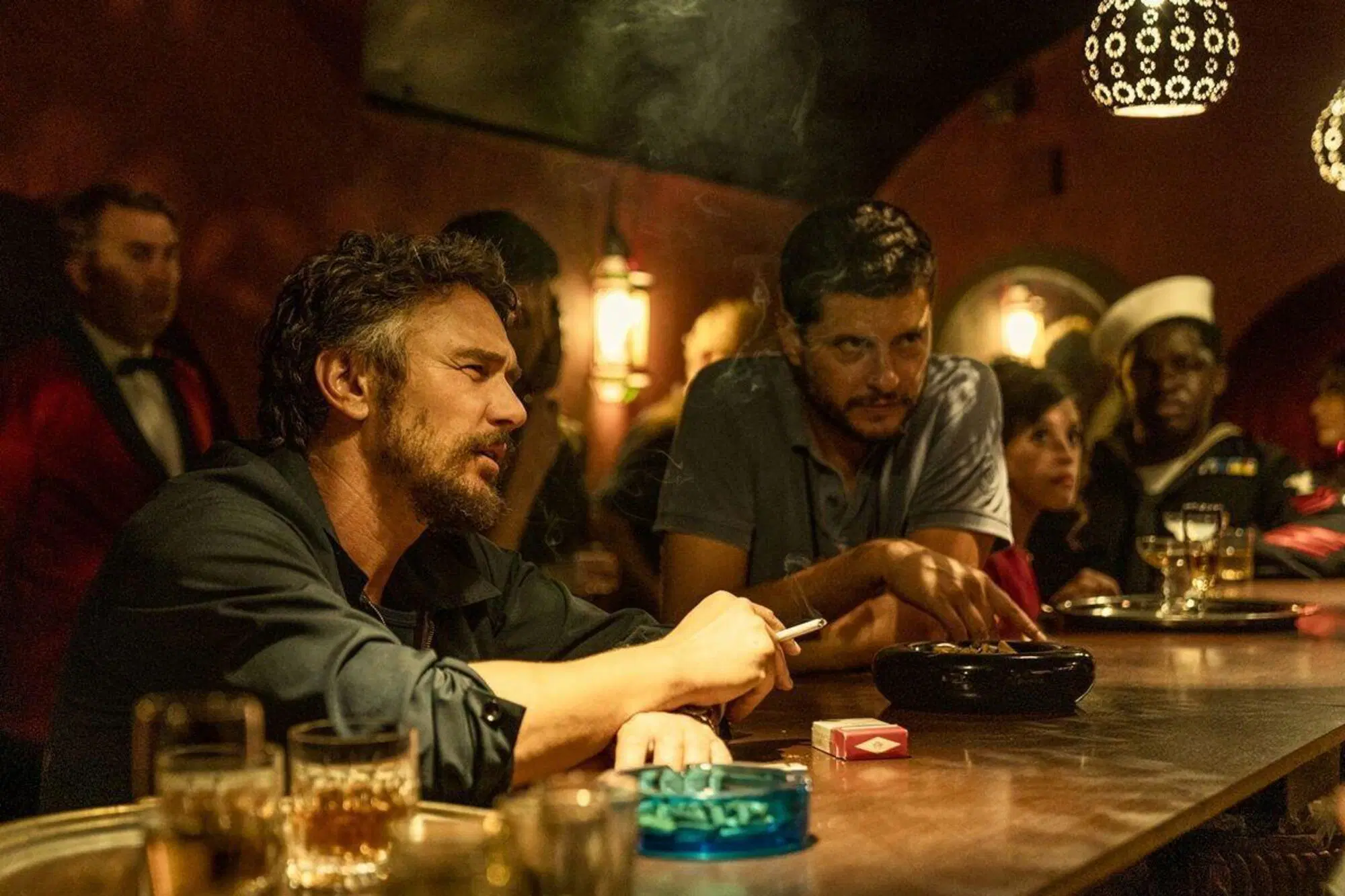James Franco e Claudio Giovannesi sul set di "Hey Joe"
