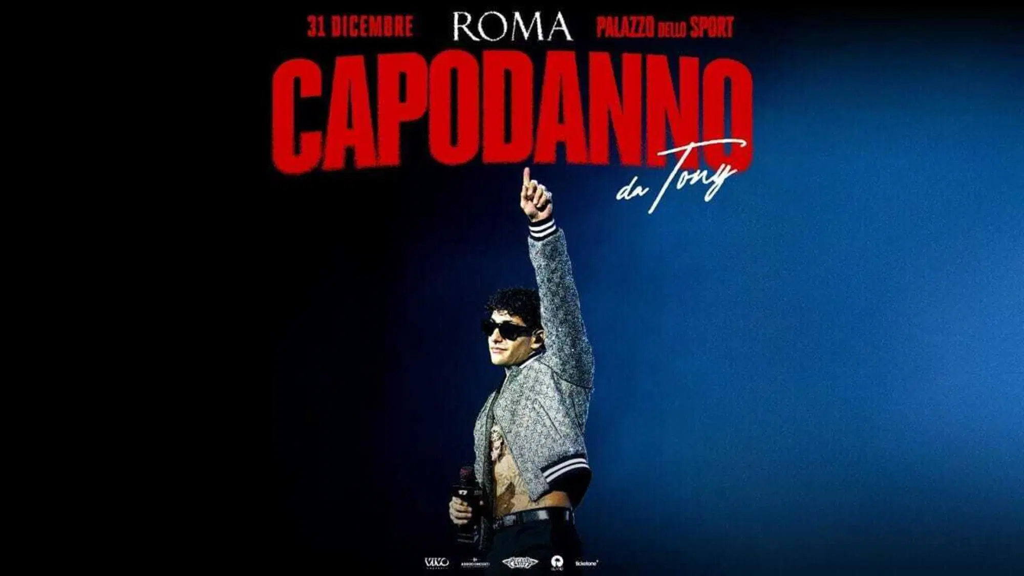 La locandina del "Capodanno da Tony"