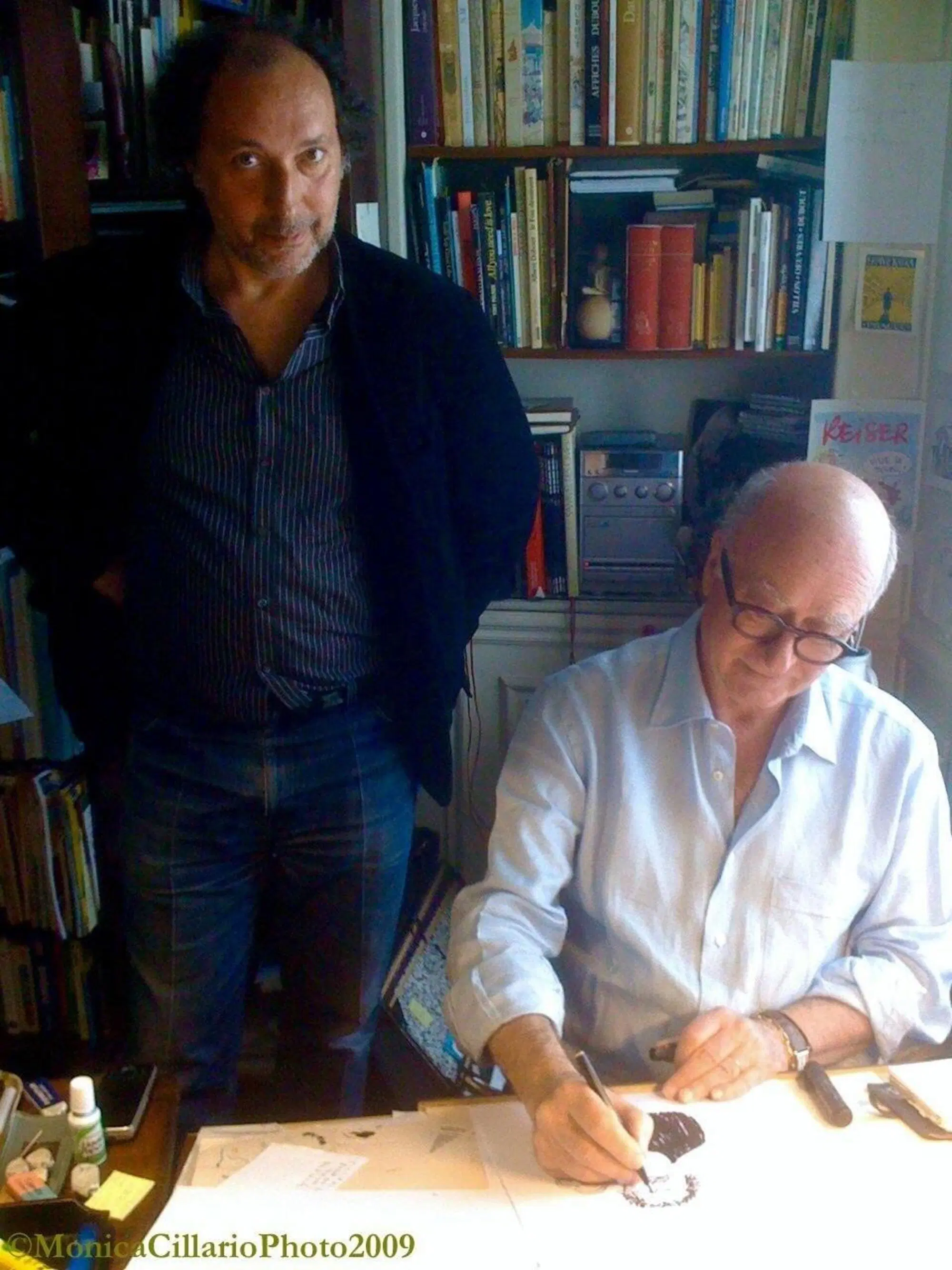 Fulvio Abbate e Wolinski 