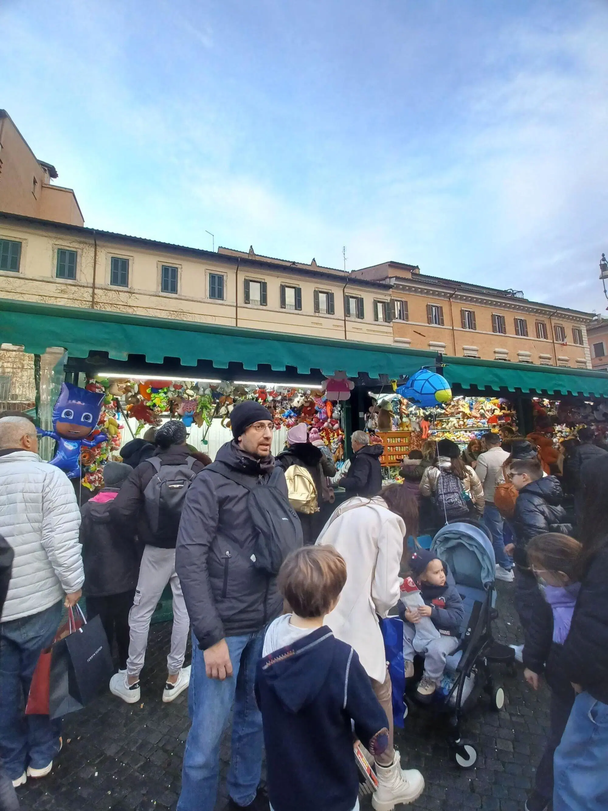 Piazza Navona durante l'Epifania