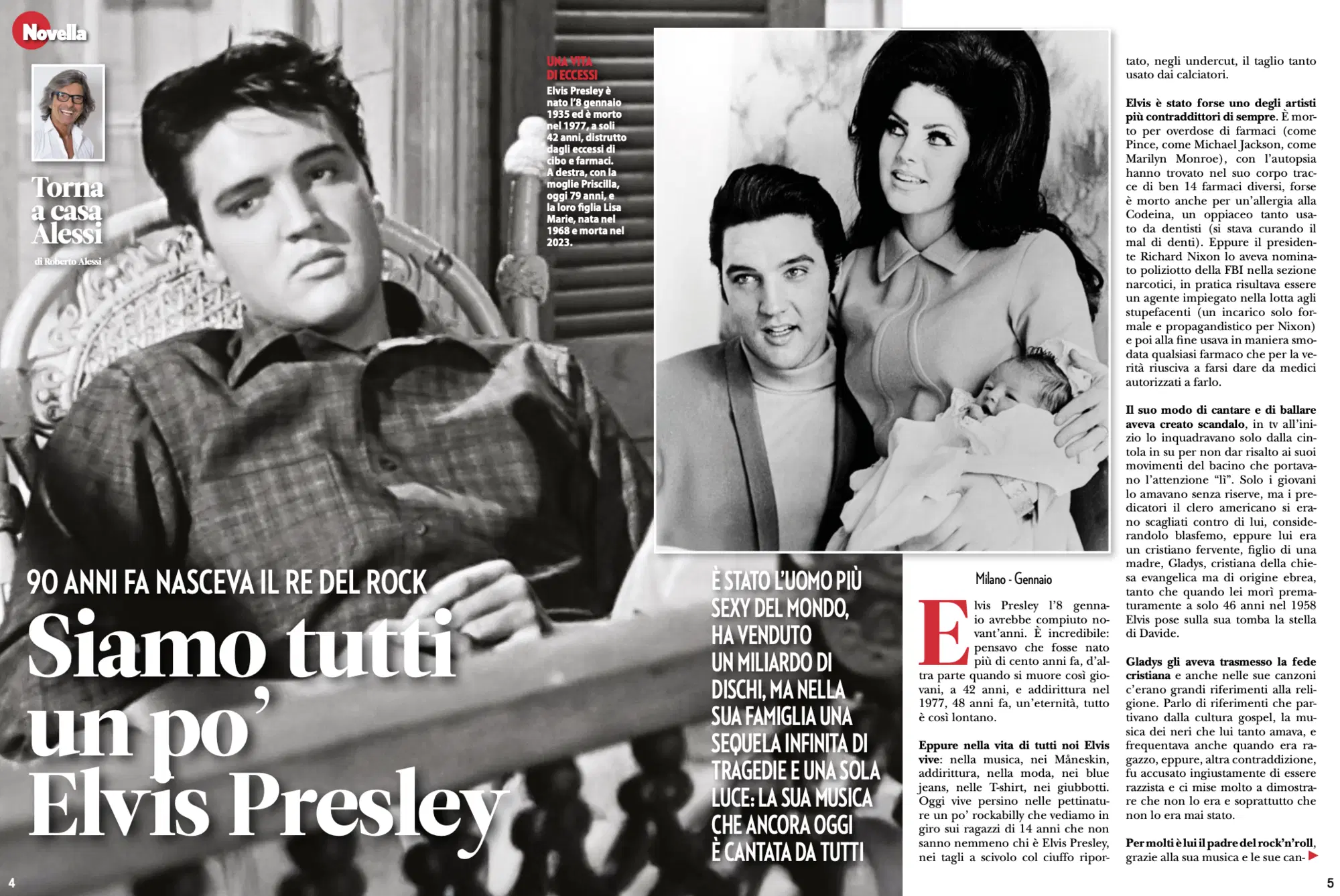 L'articolo di Roberto Alessi su Novella 2000