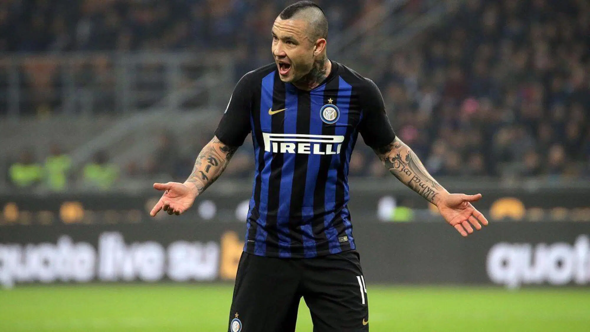 Radja Nainggolan ai tempi dell'Inter